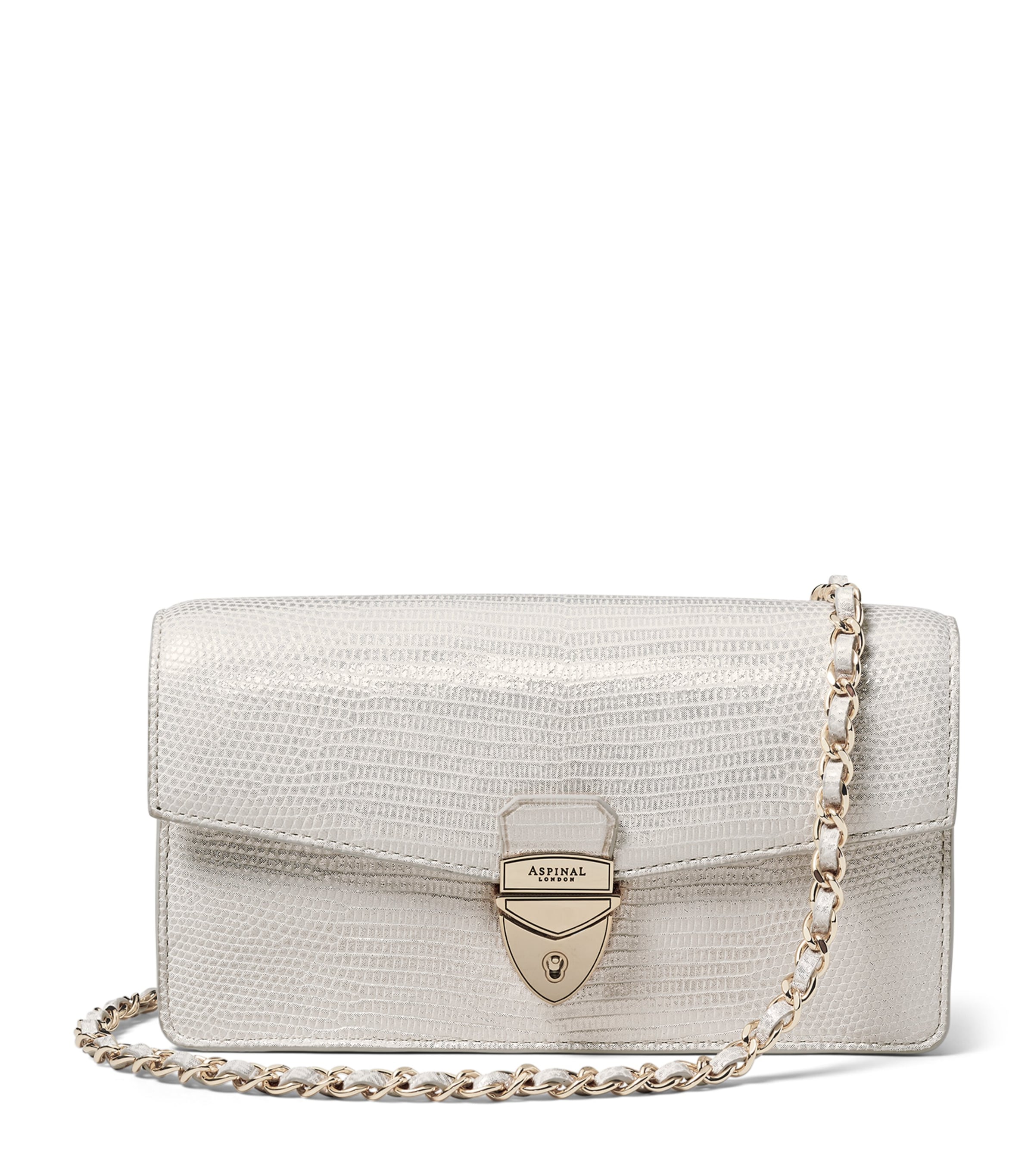 Aspinal Of London Mayfair 2 Clutch Bag In White