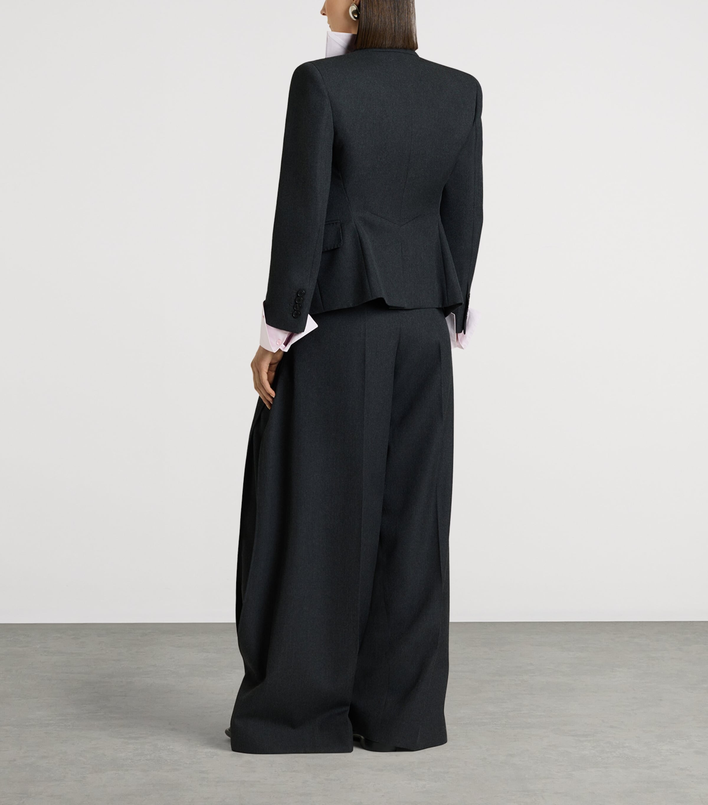 Givenchy Womens Wool Balloon Trousers Image 3