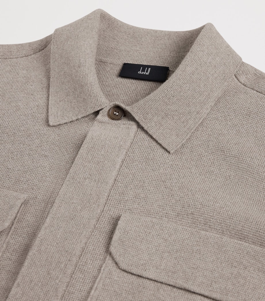 Cotton-Cashmere Shacket 254MID NATURAL Image 5