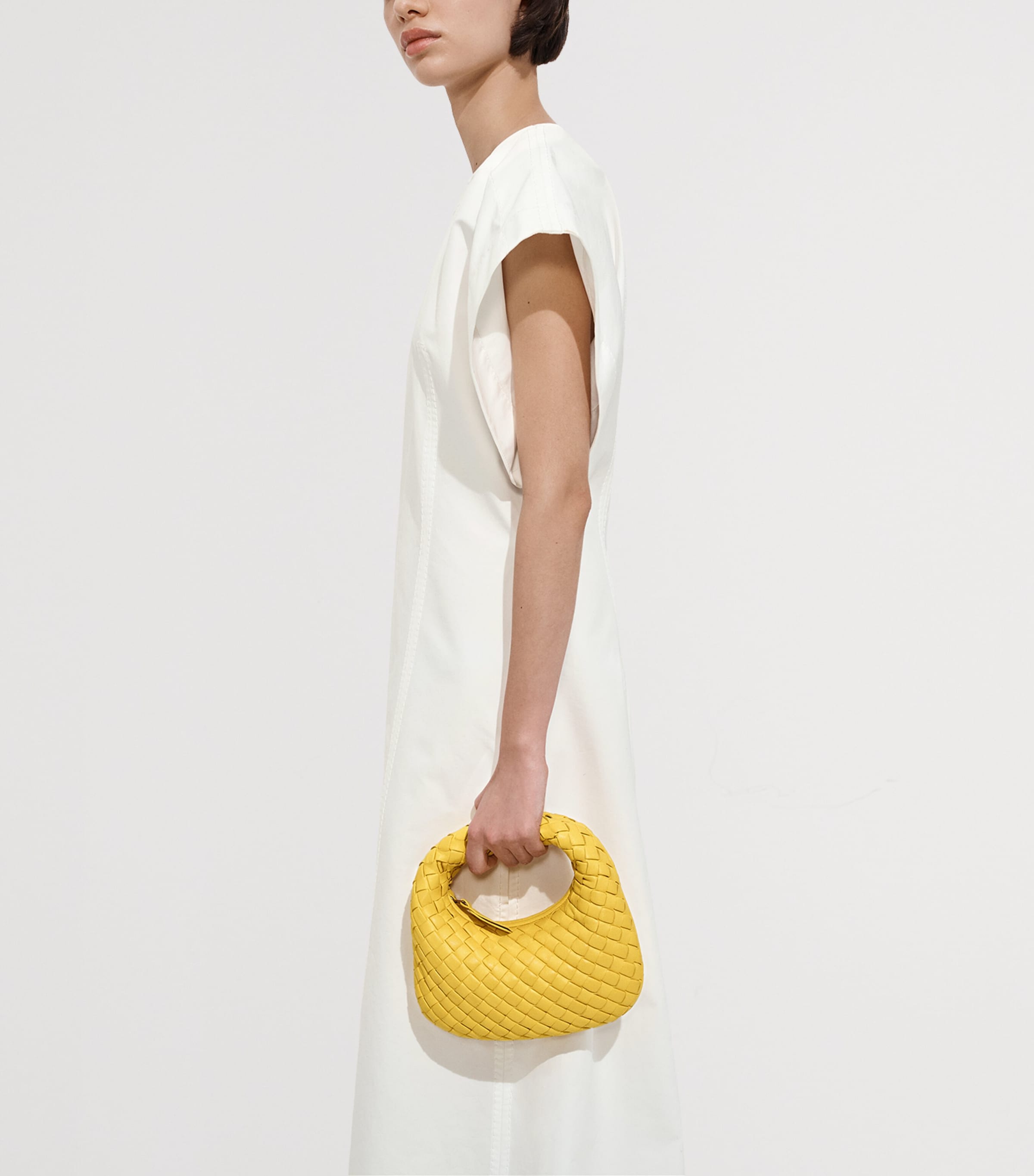 Bottega Veneta Baby Nappa Leather Veneta Shoulder Bag Image 2