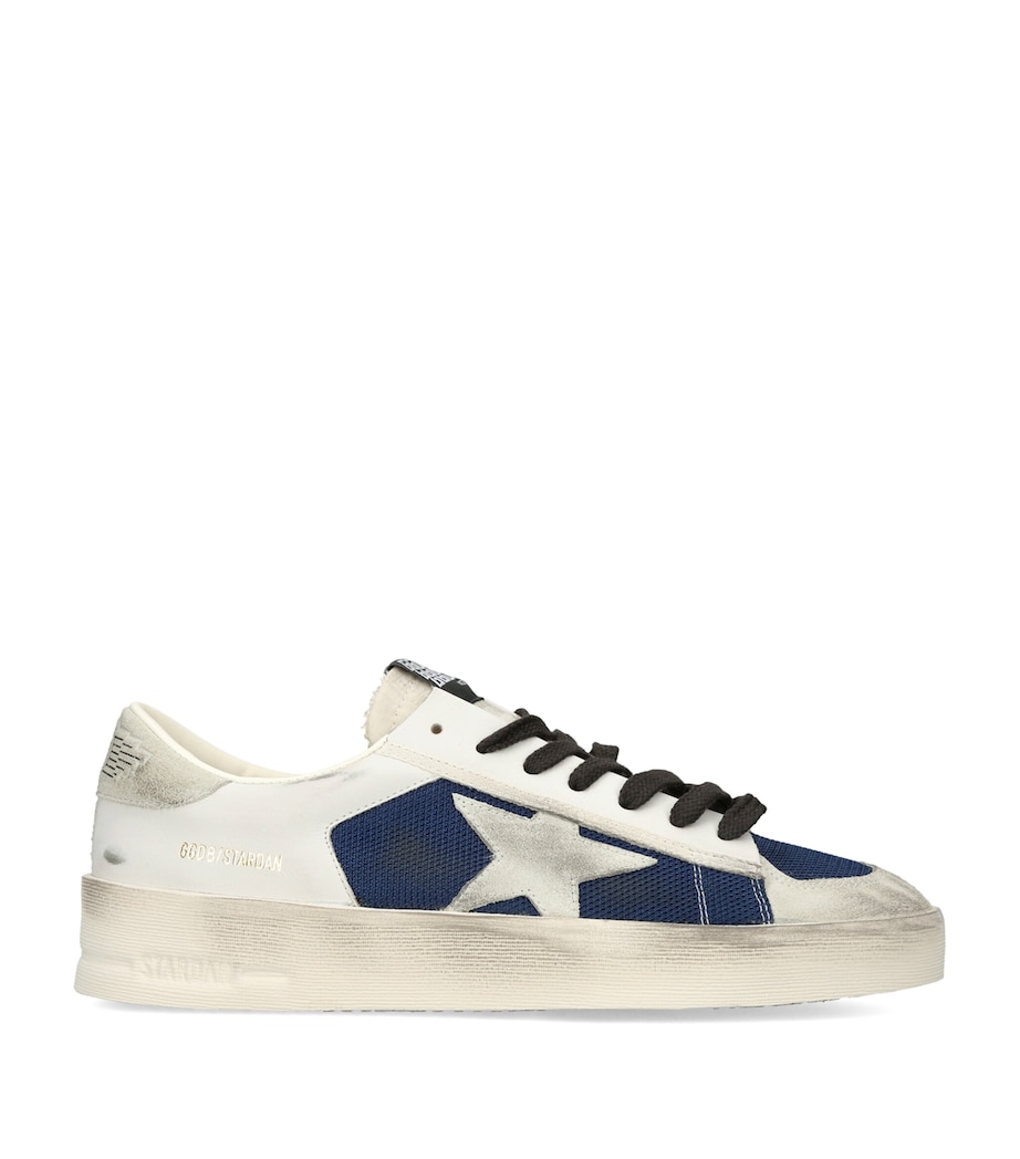 Golden Goose Suede Stardan Sneakers White/navy Image 1