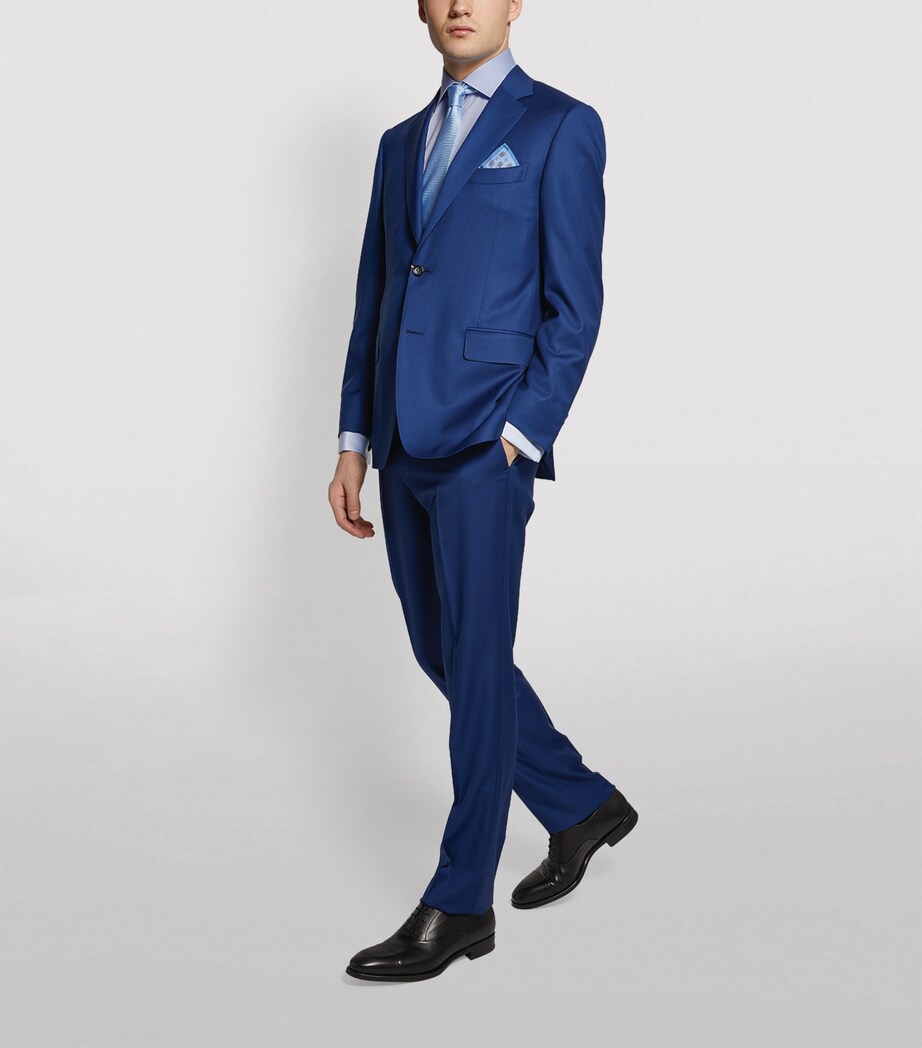 Signature Twill Contemporary Fit Shirt BLUE Image 3