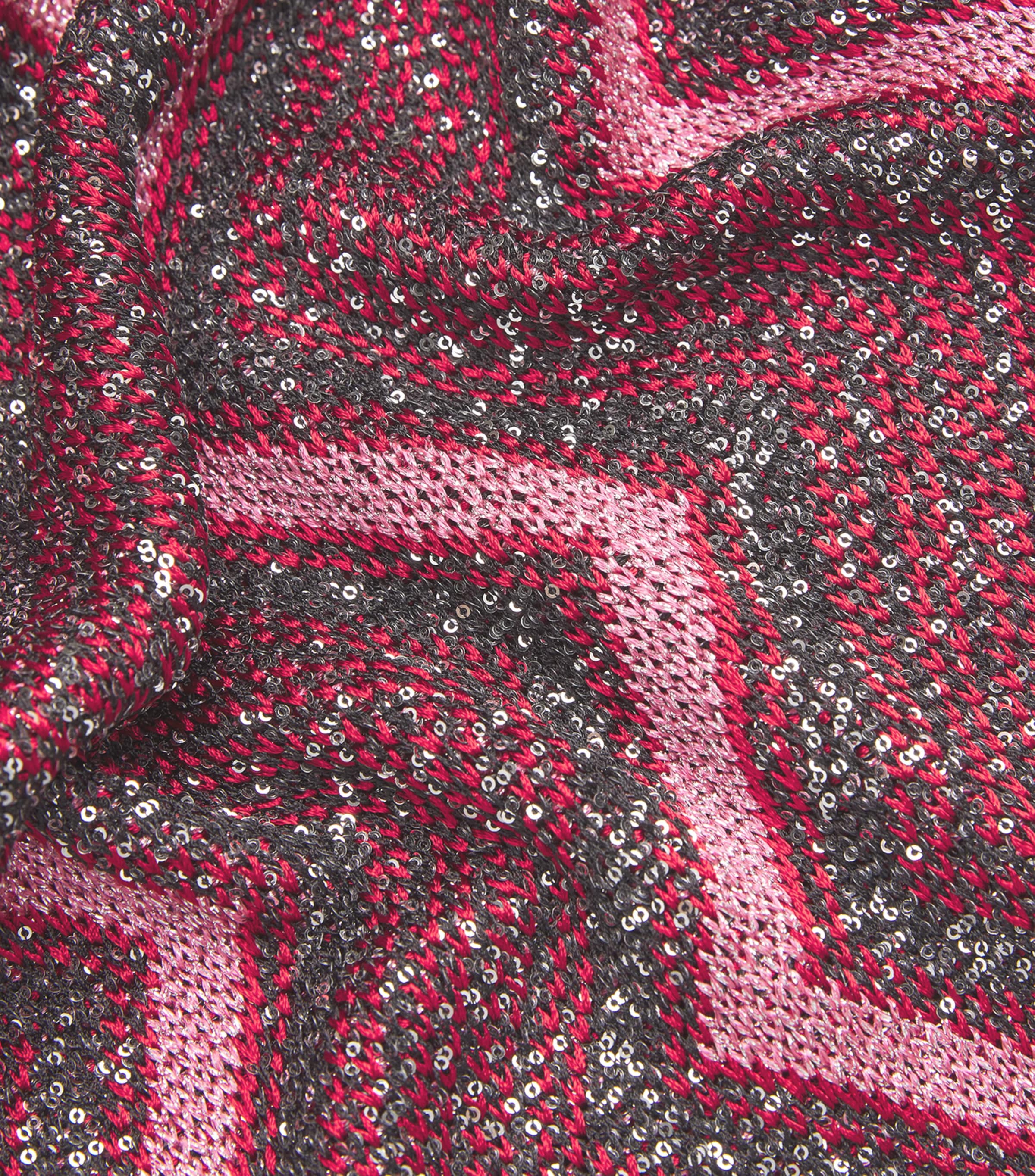 V-Neck Maxi Dress S4165 RED ROSE BLACK Image 5