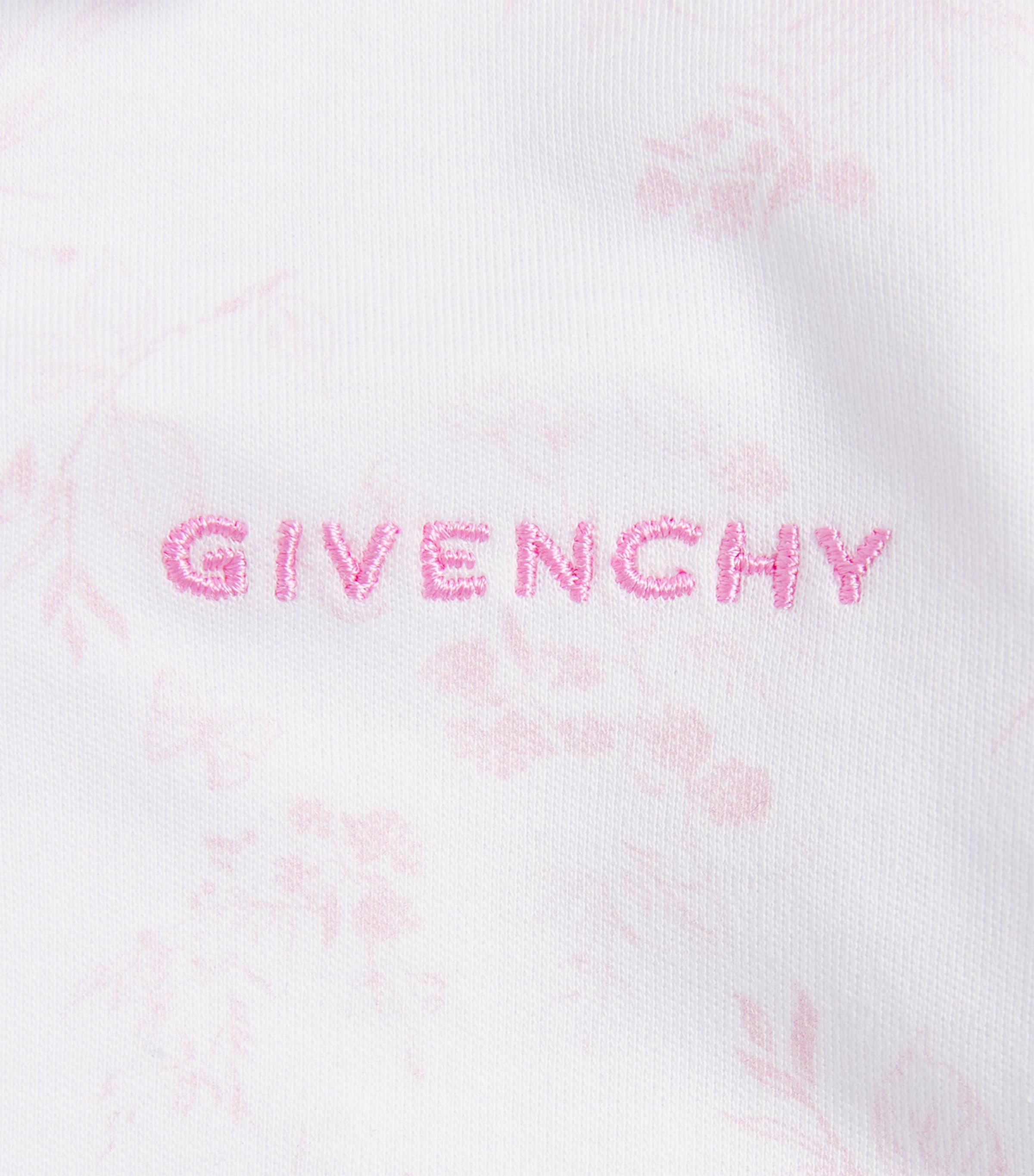 Givenchy Kids Organic Cotton All-In-One and Hat Set (6-18 Months) Pink Image 4