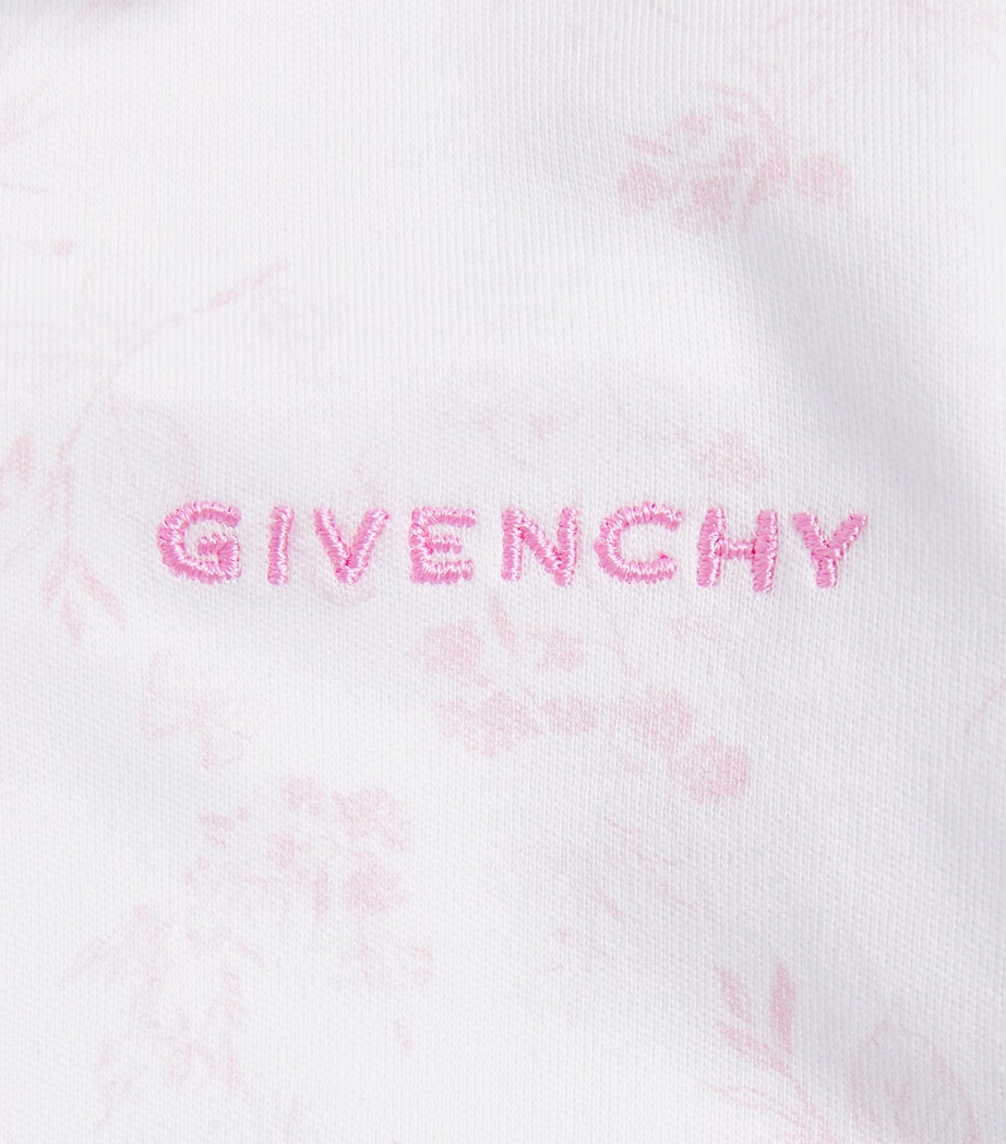 Givenchy Kids Organic Cotton All-In-One and Hat Set (6-18 Months) Pink Image 4
