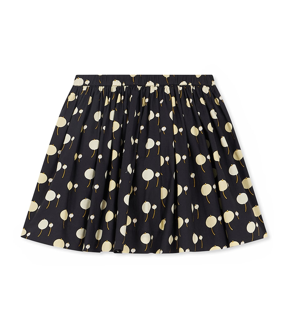 Organic Cotton Cherry Print Skirt (4-14 Years) IMP FAUX NOIR Image 1