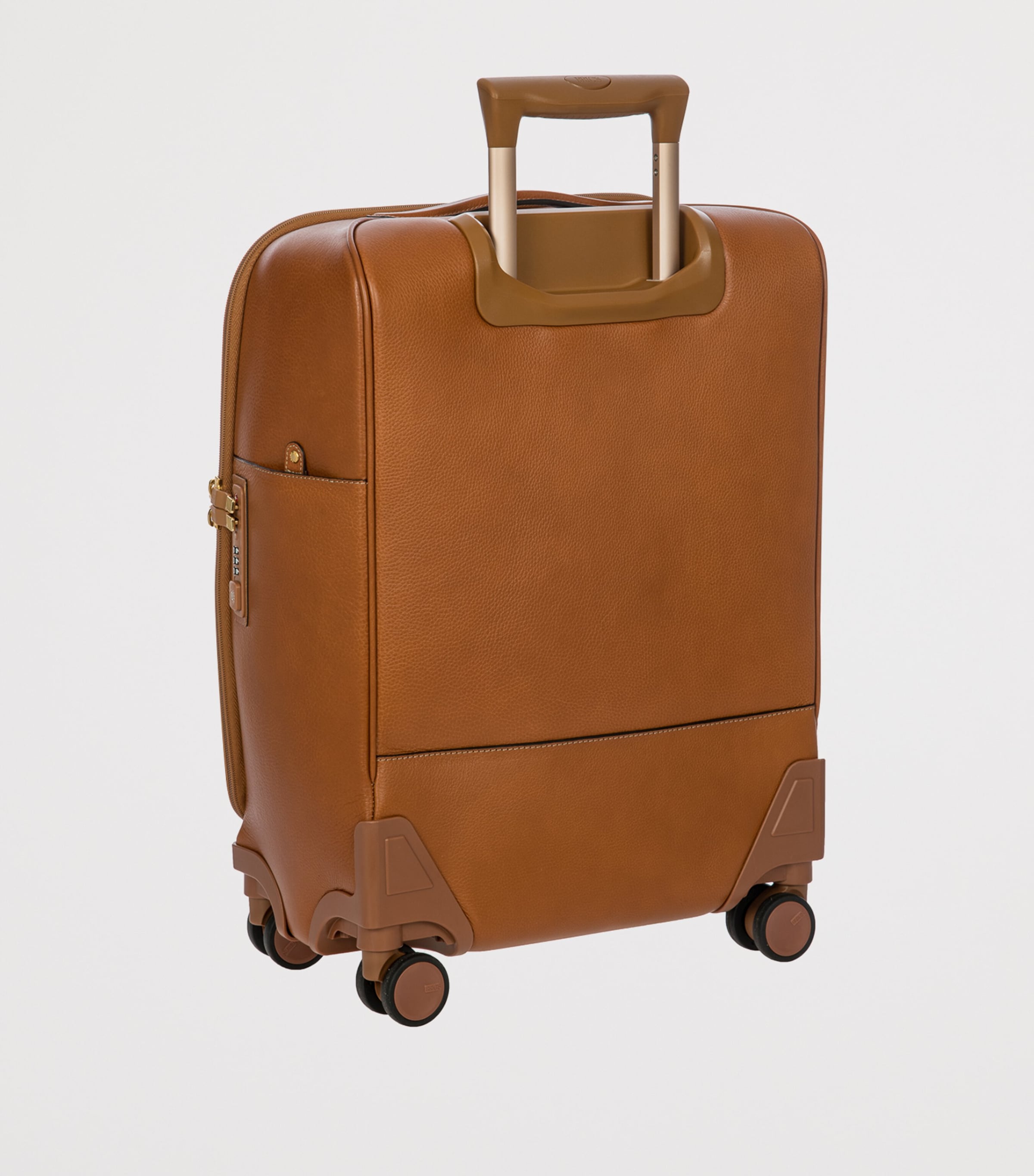 Leather Life Pelle Suitcase (55cm) TAN Image 4