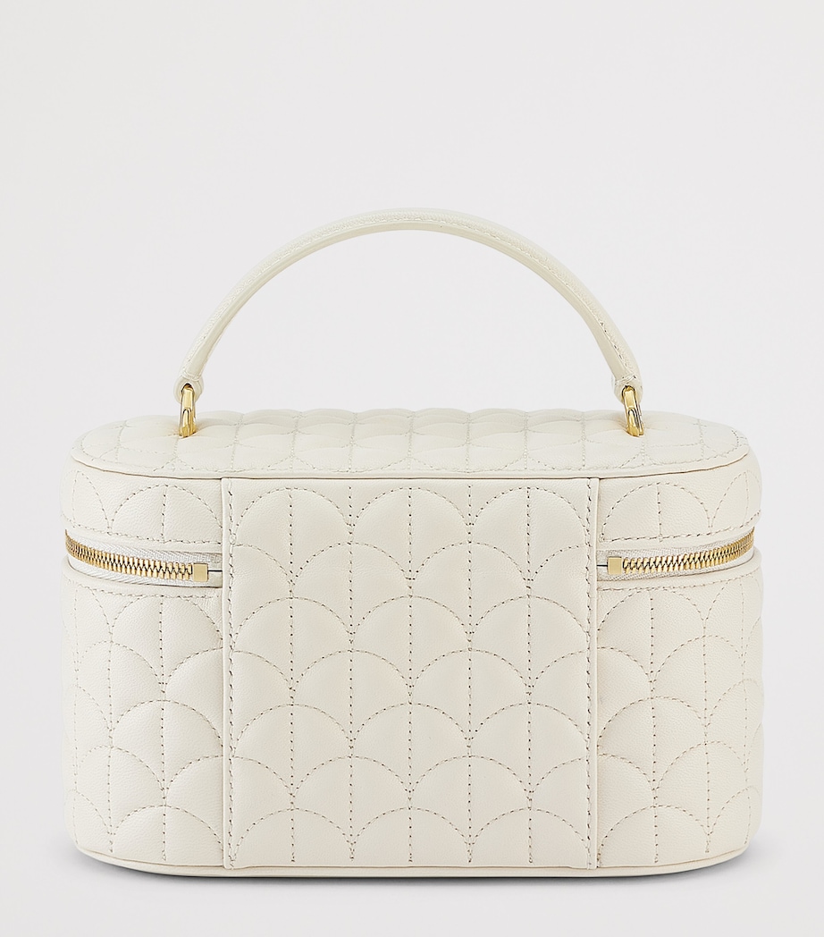 Bvlgari Leather Divas Dream Vanity Case Bag White Image 5