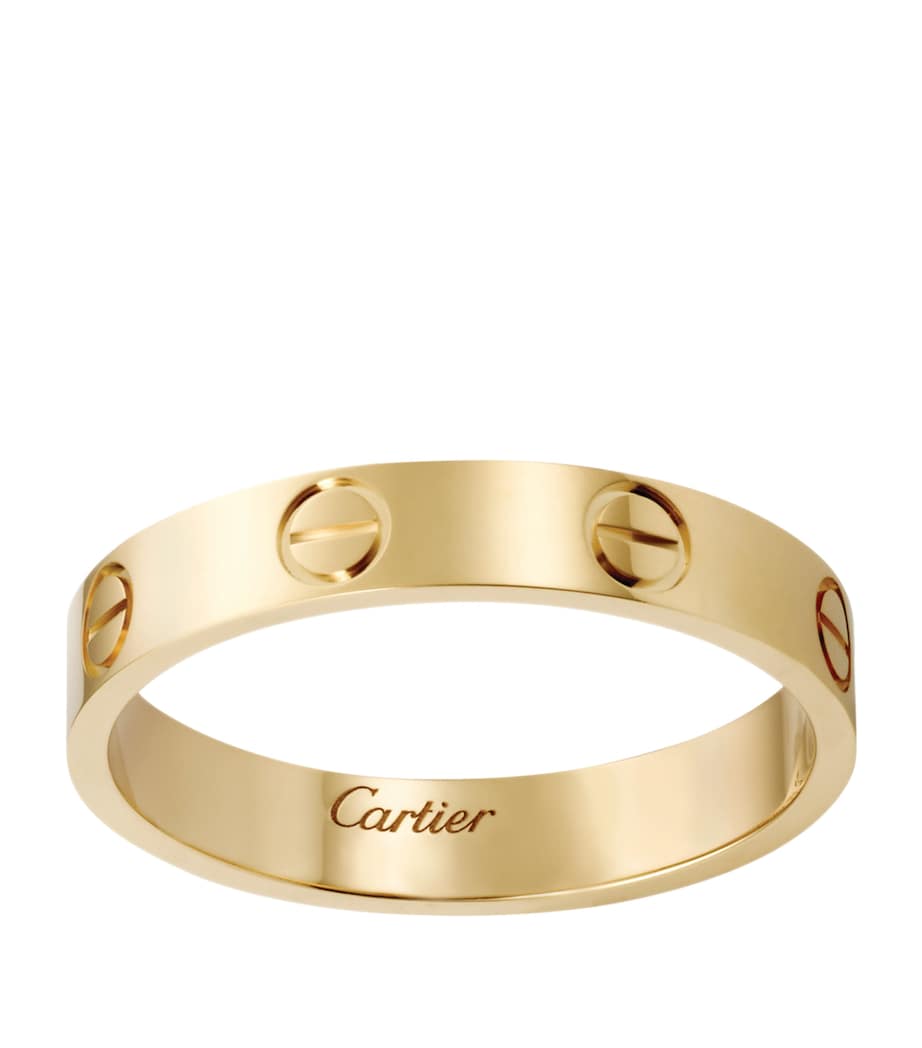Yellow Gold LOVE Wedding Band NO COLOUR Image 1