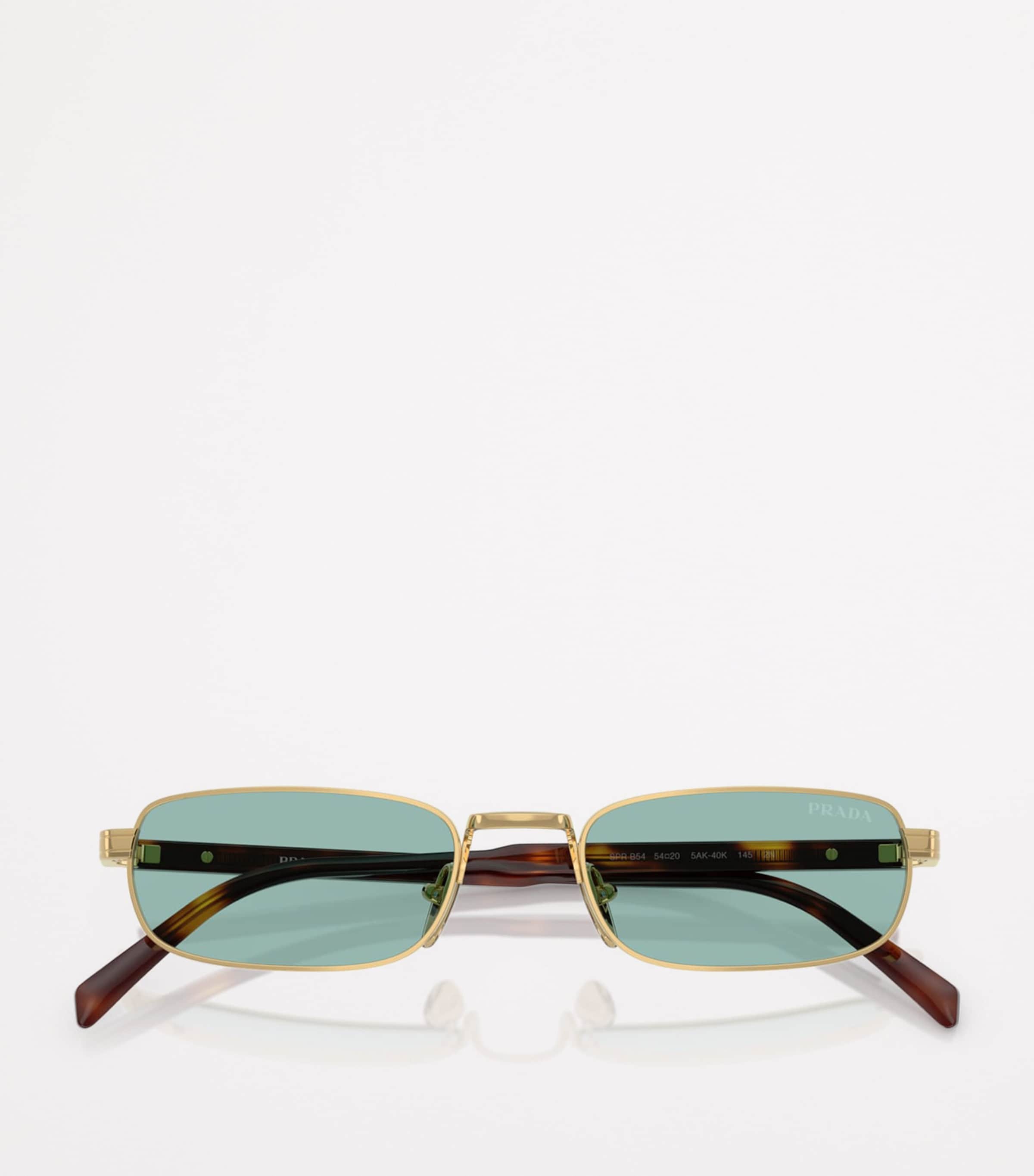 Prada Gold Metal PR B54S Sunglasses | Harrods UK