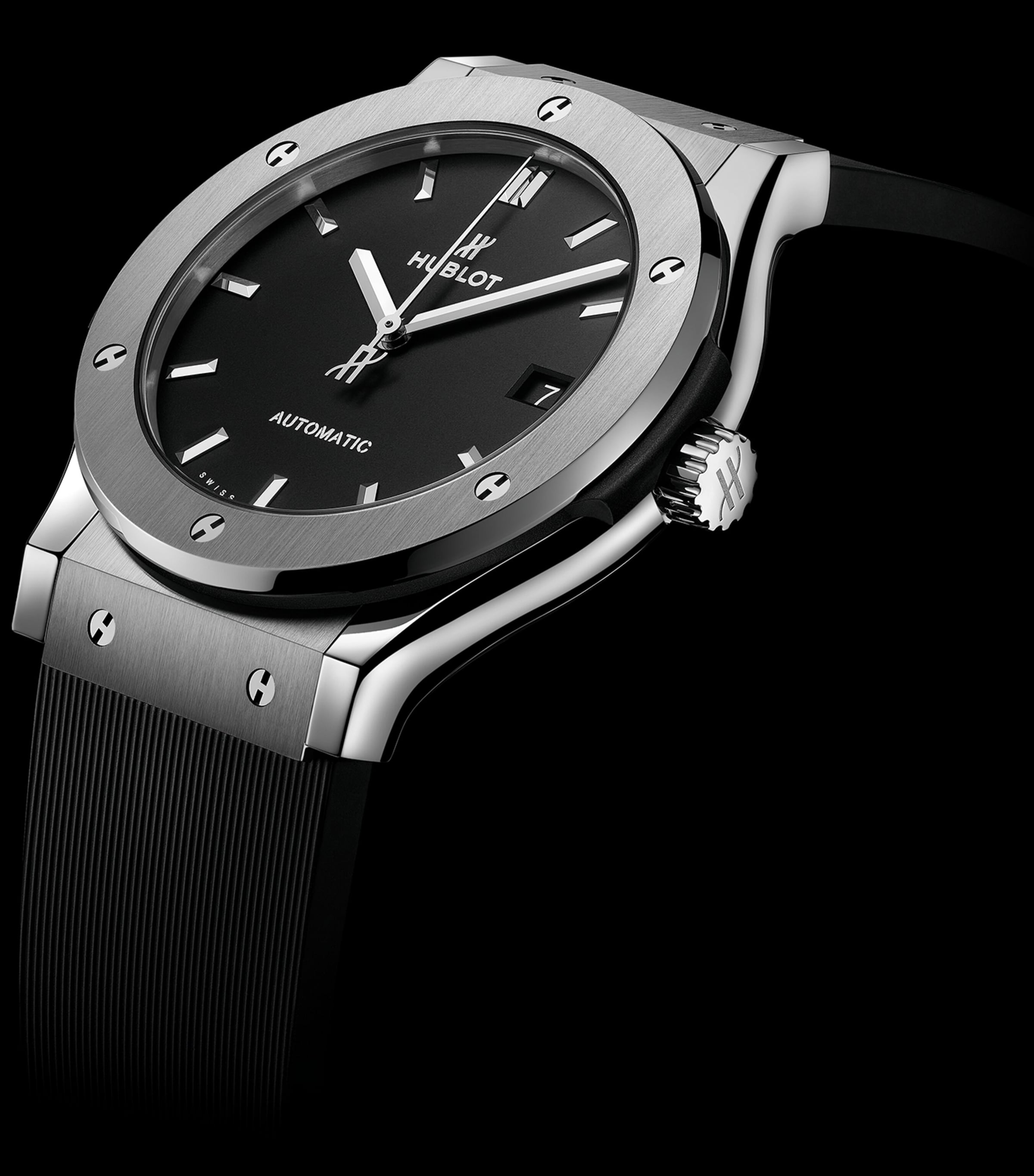 Titanium Classic Fusion Watch 45mm BLACK Image 5