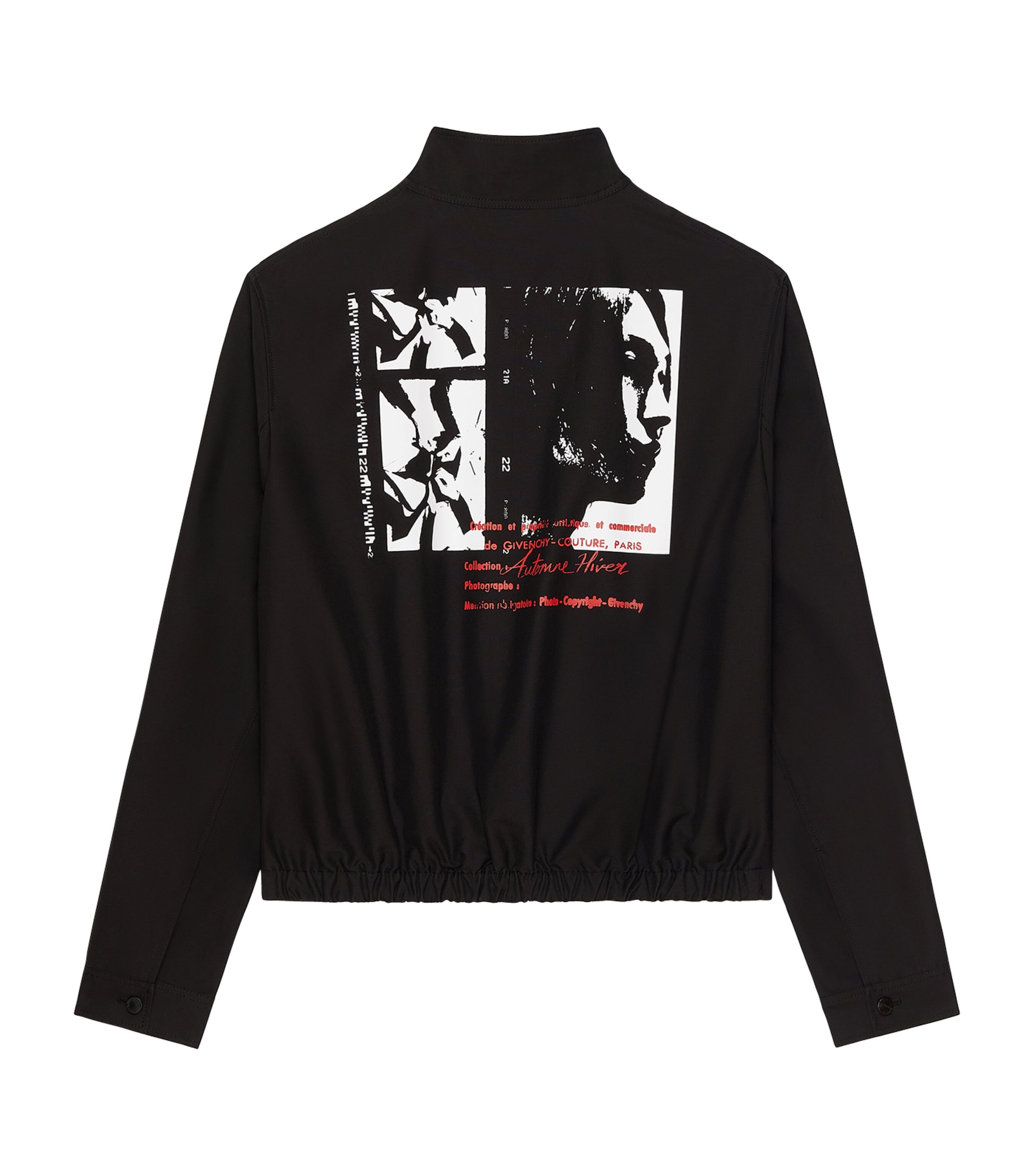 Givenchy Mens Zip-Up Bomber Jacket Image 3