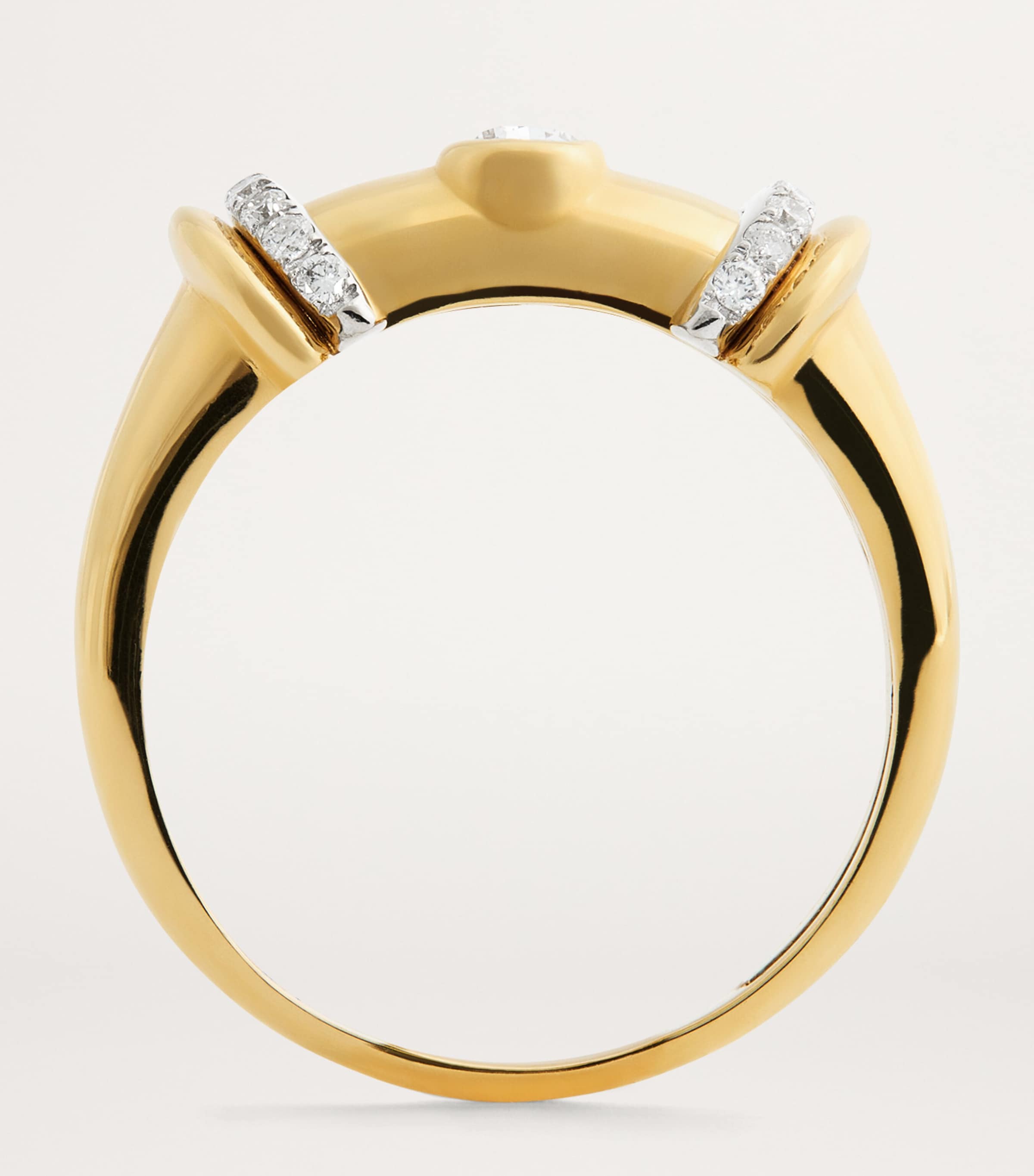 L'ATELIER NAWBAR Yellow Gold and Diamond Sailor Moon Ring Yellow Gold Image 3
