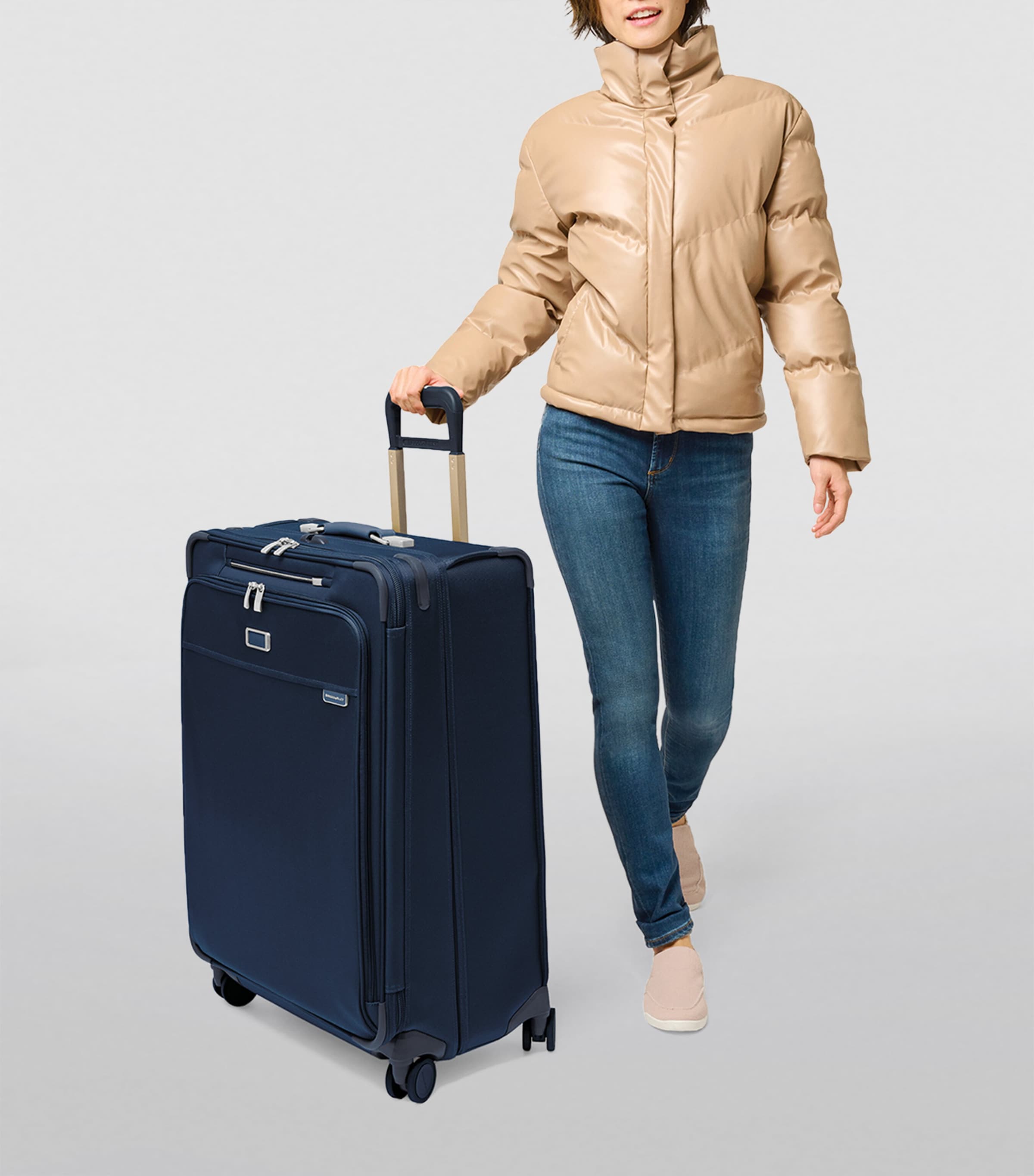 Briggs & Riley Baseline Large Expandbale Spinner Suitcase (74cm) Navy Image 6