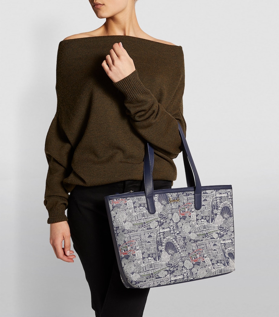 Harrods Landmarks Shoulder Bag Green Image 2