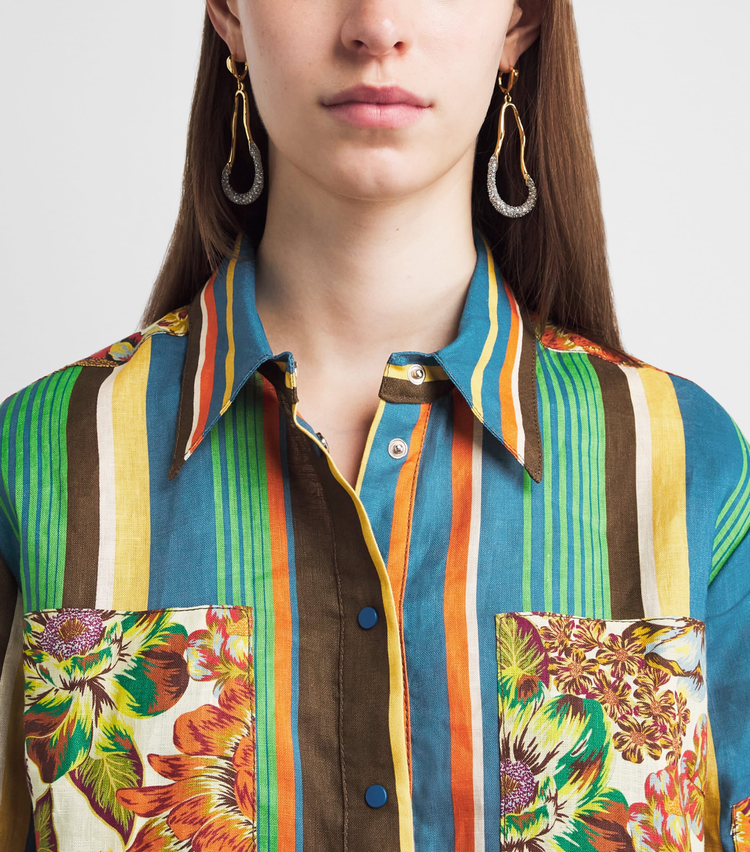 ALEMAIS Womens Linen Charlie Shirt Image 3