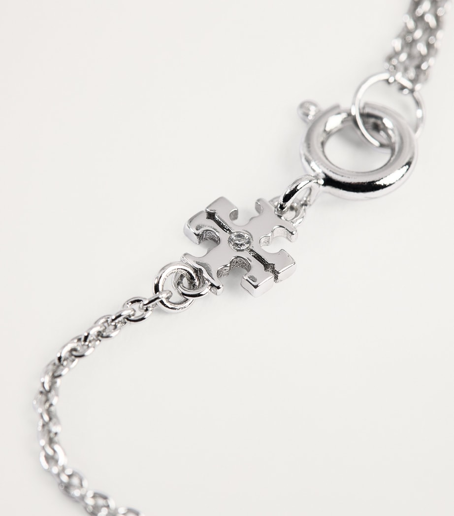 Miller Pavé Pendant Necklace TORY SLVR / CRSTL Image 5