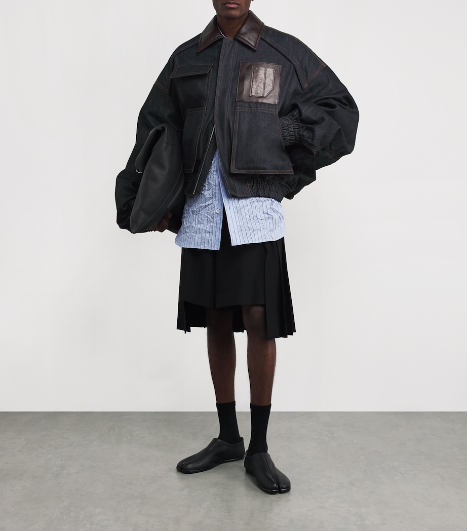 Denim MA-1 Jacket BLUE P Image 2