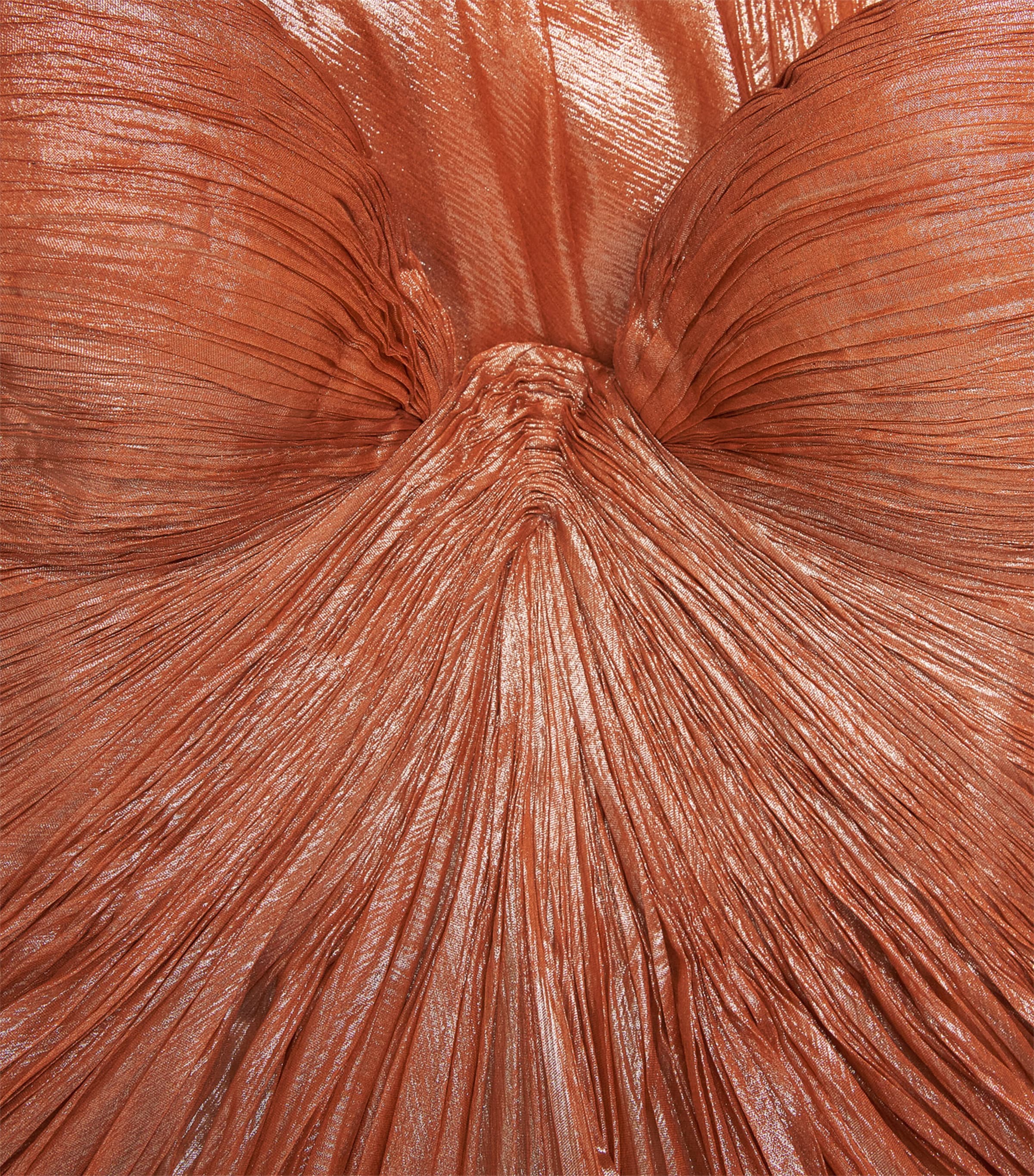 Maria Lucia Hohan Womens Silk Salima Bustier Gown Peach Fizz Image 6