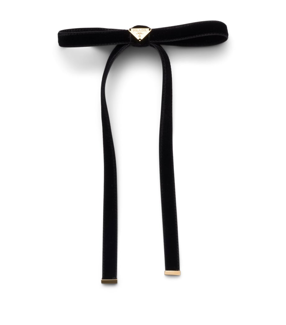 Velvet Bow Hair Clip F0002 Image 1