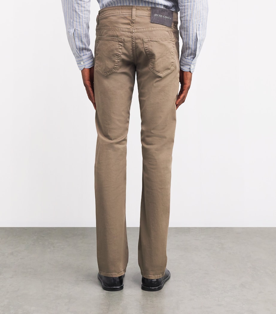 Stretch-Cotton Nick Slim Chinos D37-GREY Image 4