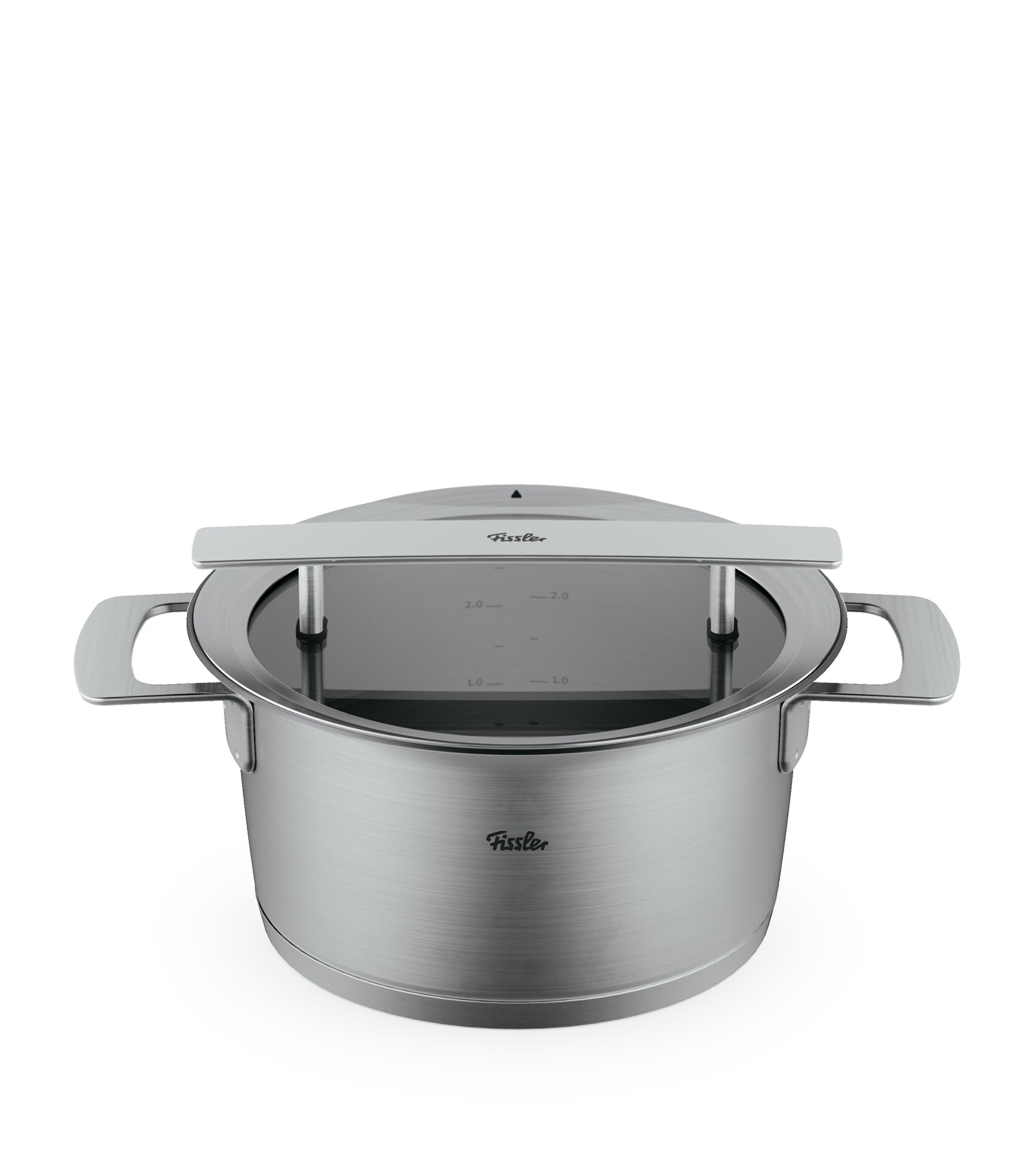 Fissler Stainless Steel Phi Stew Pot with Lid (20cm) Stainless Steel Image 4