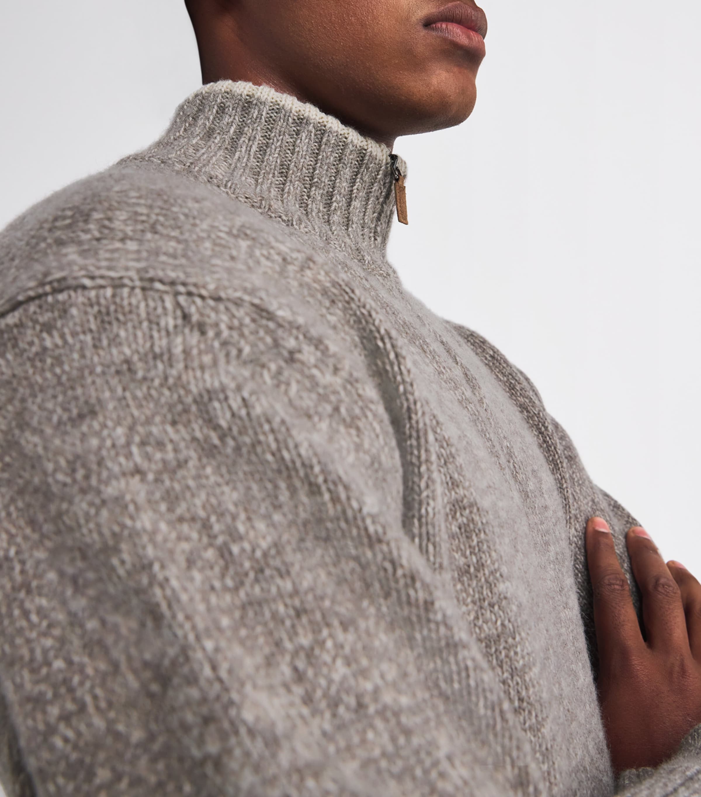 Wool-Cashmere Sweater 074 TORTORA-BEIGE Image 6