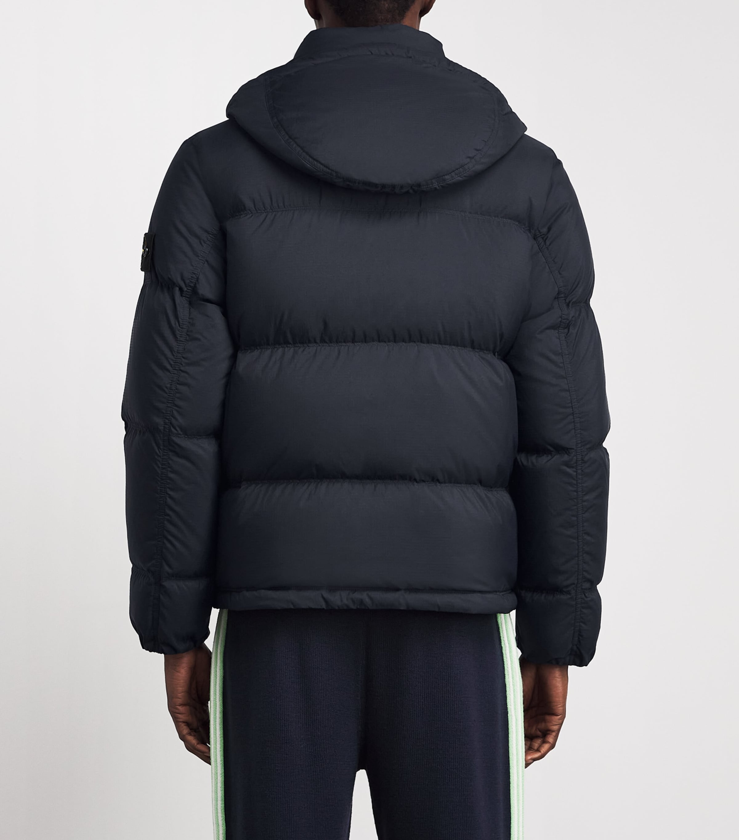 Stone Island Mens Ripstop Down-Padded Coat Image 5