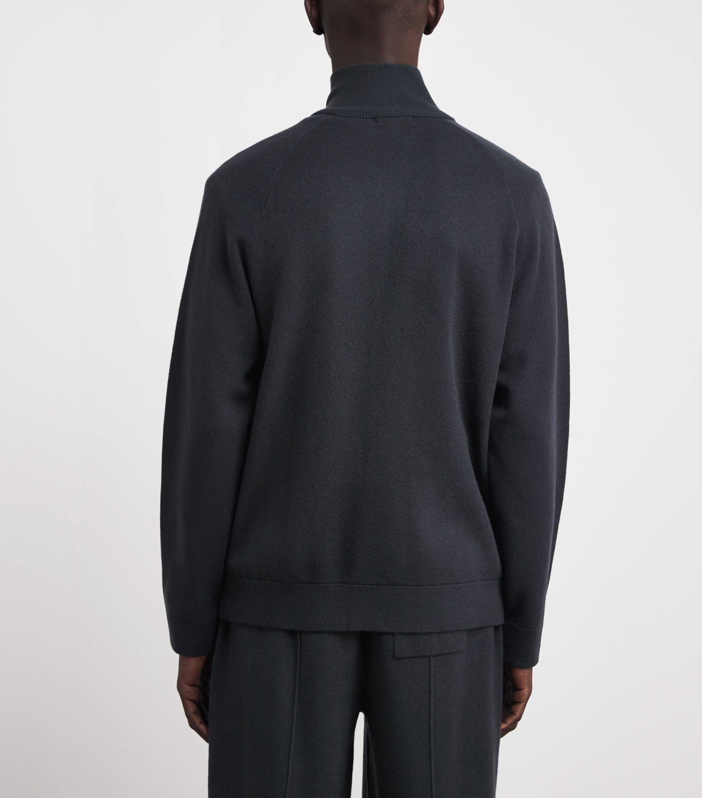 PAIGE Mens Falberg Zip-Up Cardigan Storm Image 5