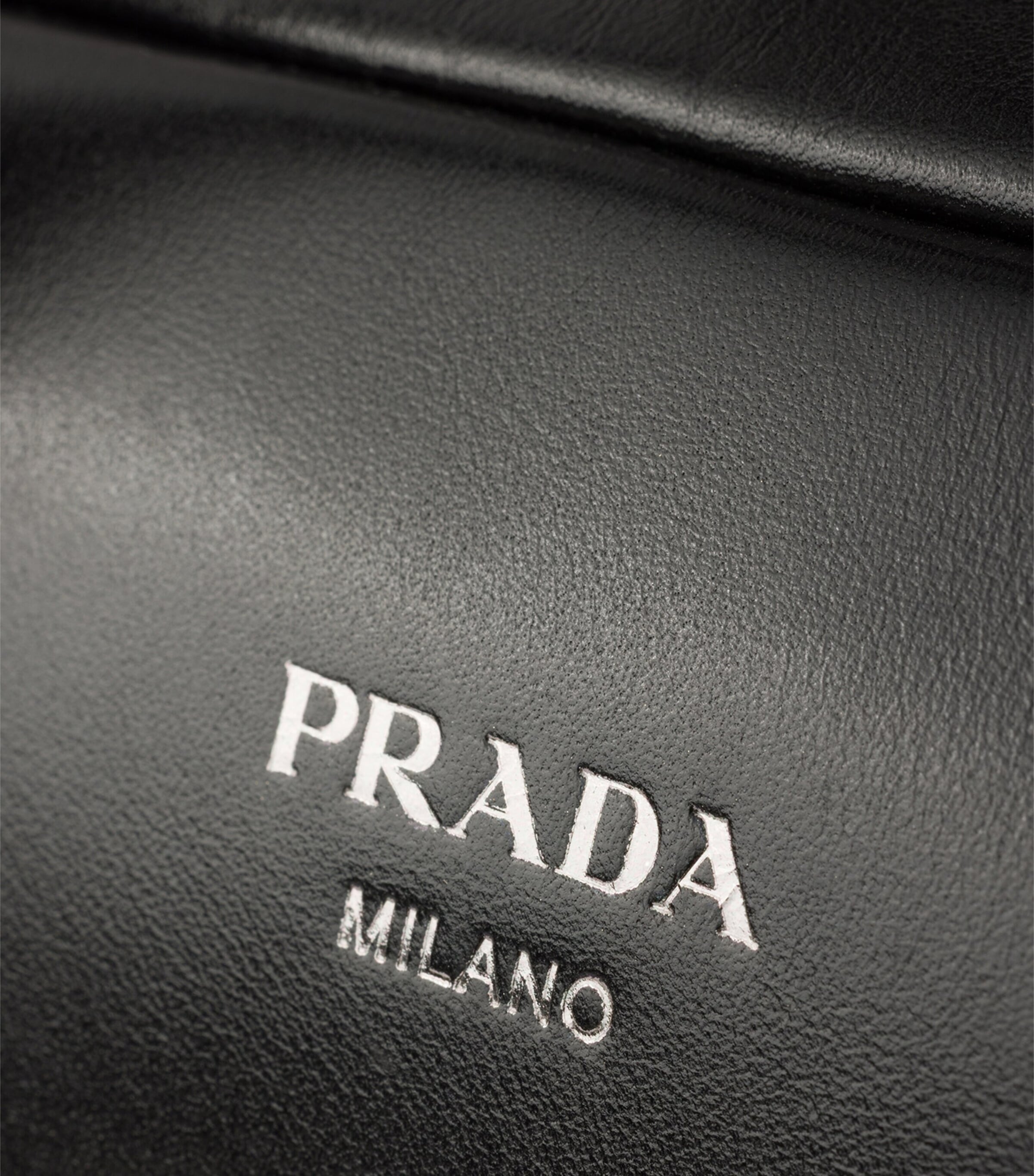 Prada Leather Logo Briefcase Black Image 6