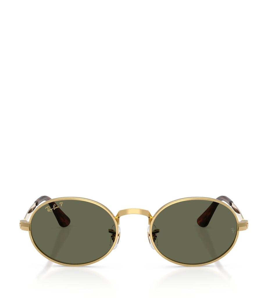 Ray-Ban By A$AP Rocky Oval Sunglasses Gold Image 1