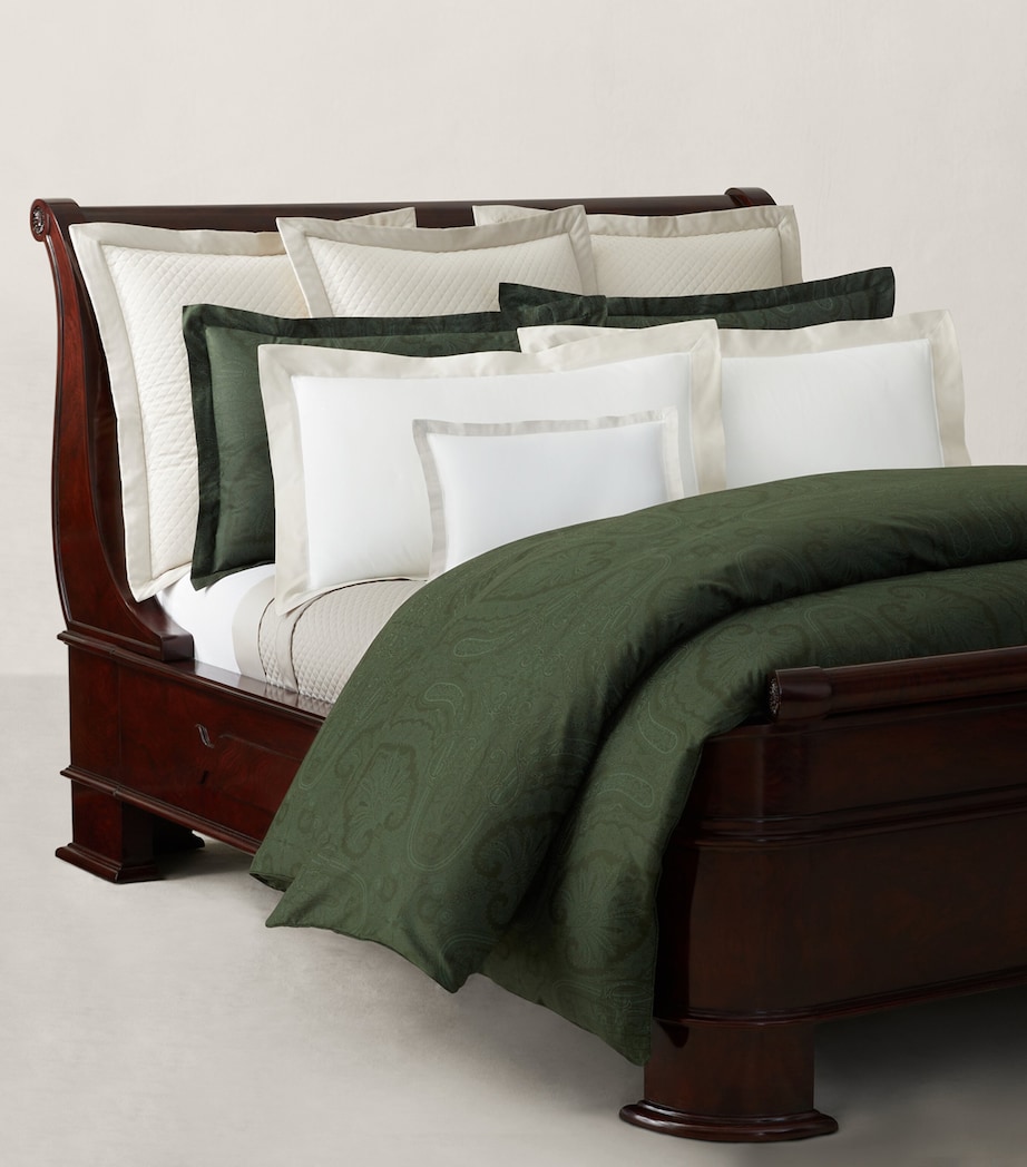 Doncaster King Duvet Cover (240cm x 220cm) DARK GREEN Image 1