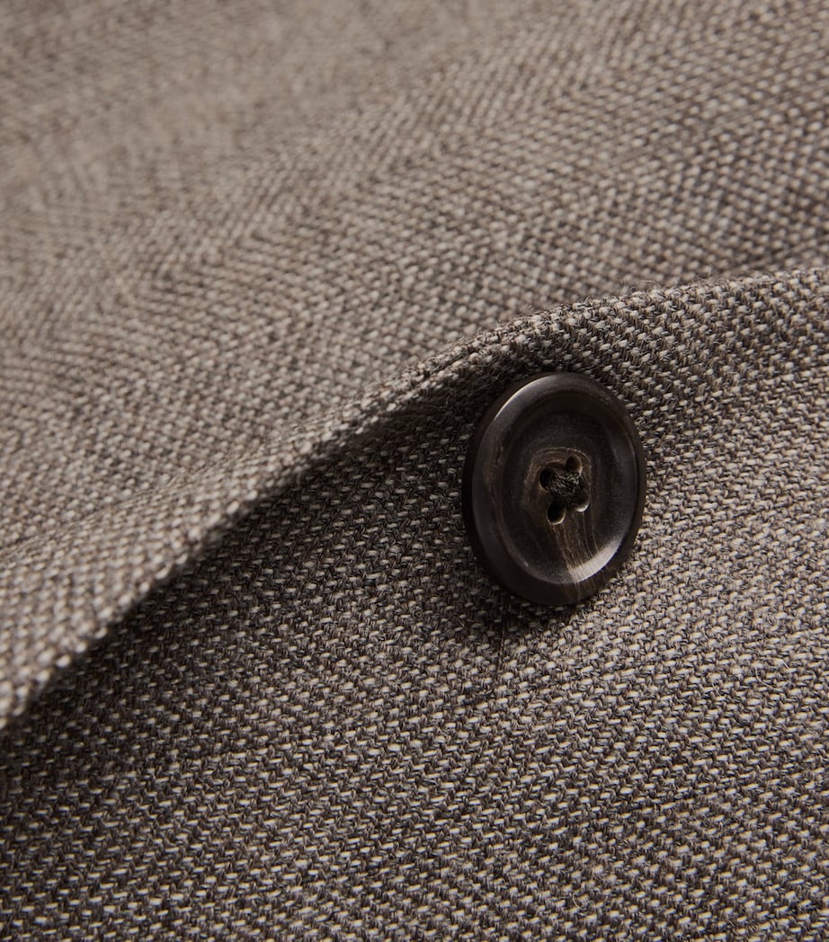 Wool Ceremony Blazer BROWN NATURAL Image 5