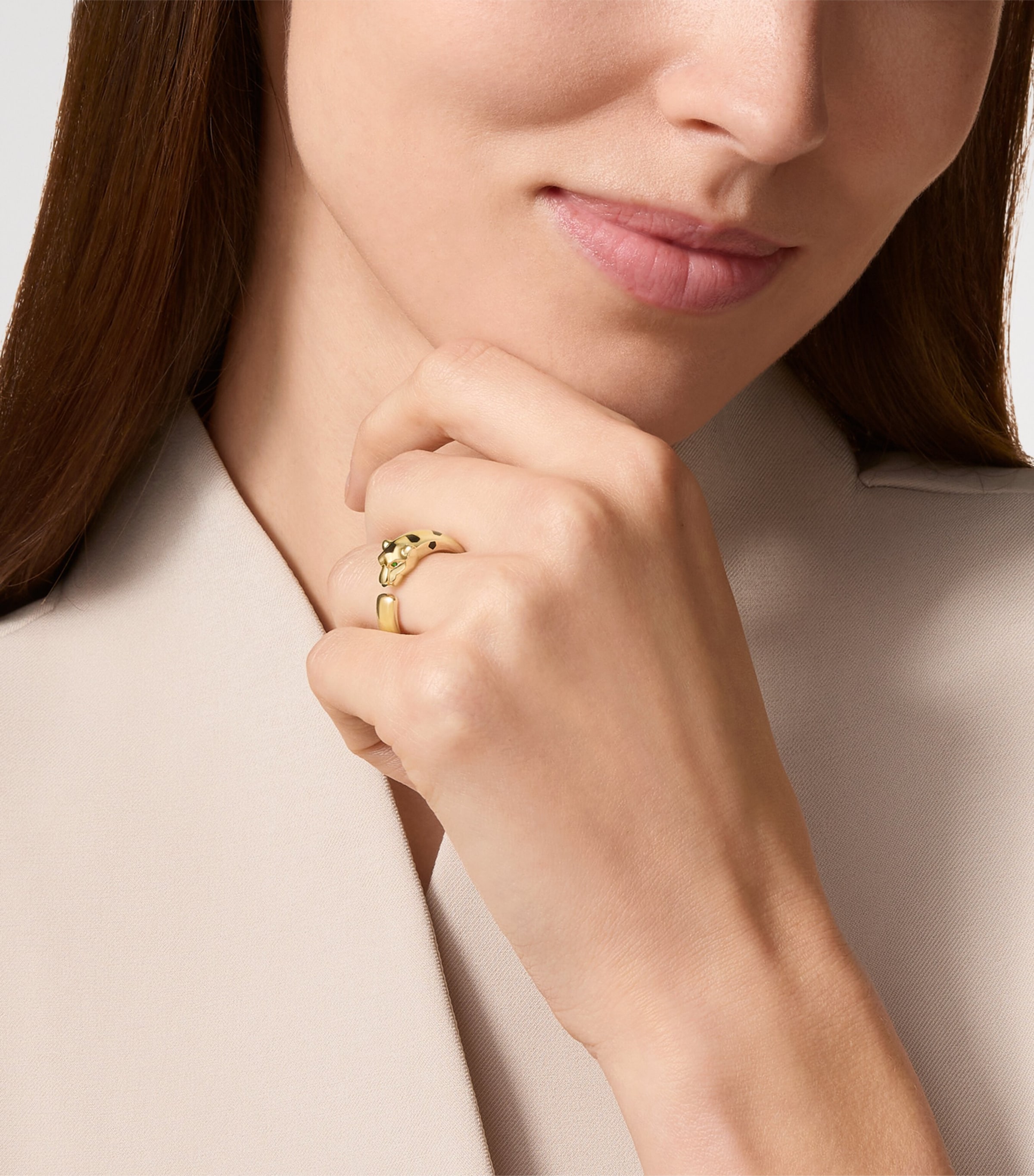Cartier Yellow Gold, Tsavorite and Onyx Panthère de Cartier Ring Yellow Gold Image 2