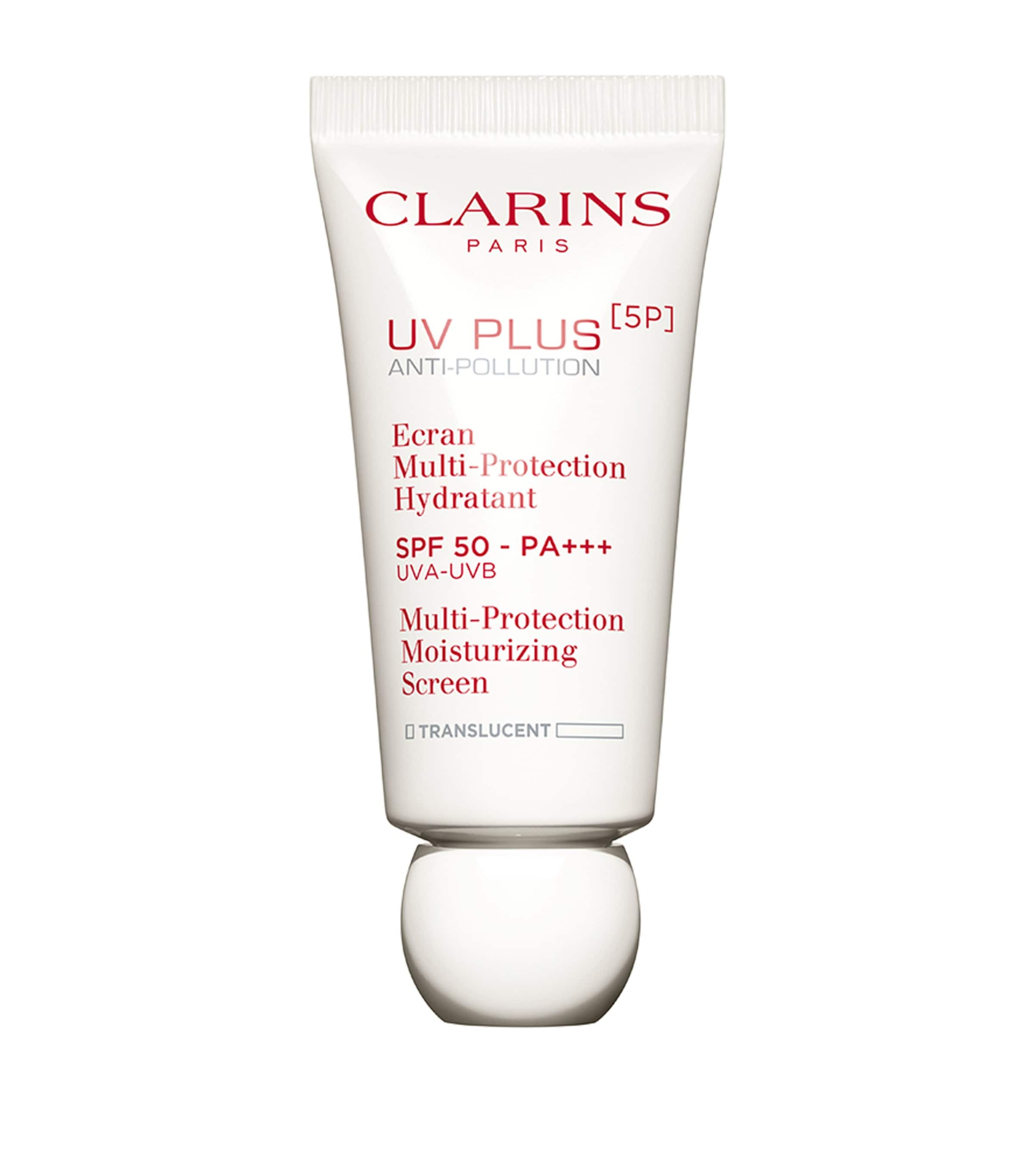 Clarins Uv Plus Anti-pollution Spf 50 Translucent In White