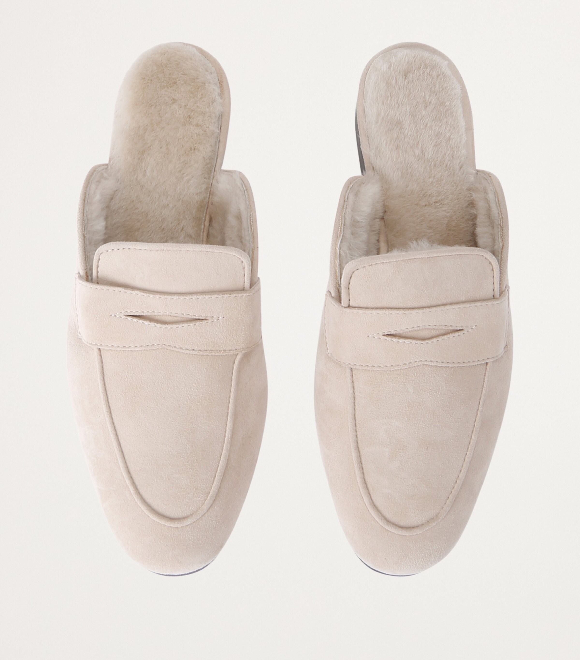 Suede Mules BEIGE Image 4