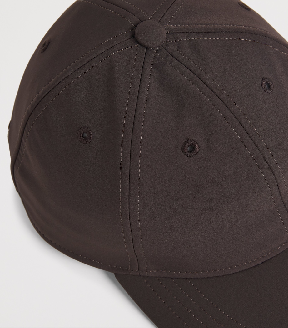 Stitched Ballcap Baseball Cap RUST BROWN MUTED Image 4