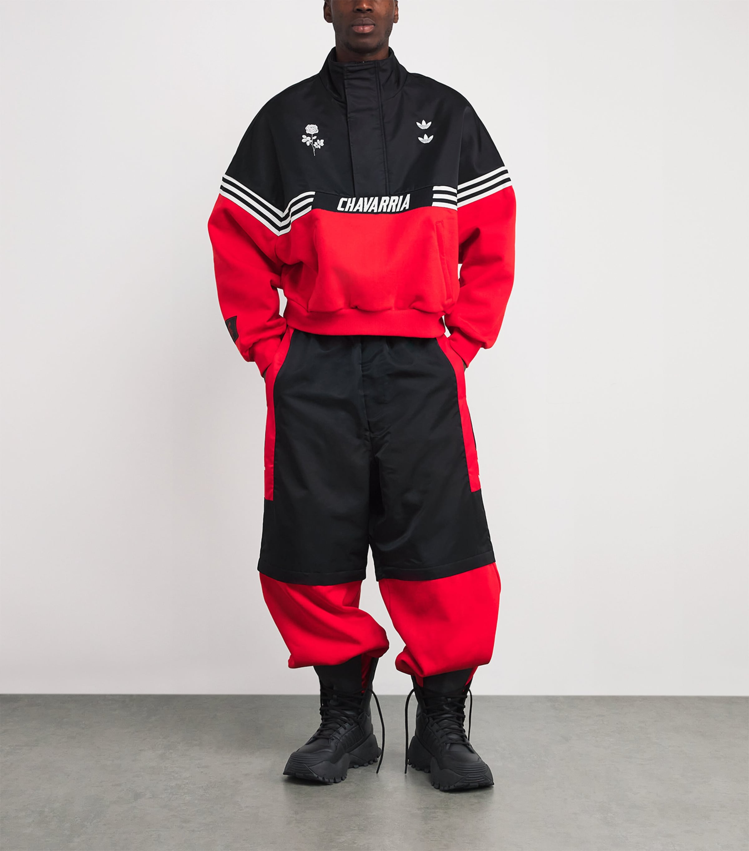 x adidas Leather Forum Lace-Up Boots BLACK Image 6