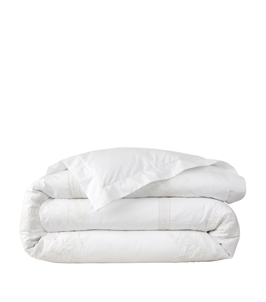 Ralph Lauren Home Meadow Lane Single Duvet Cover (140cm x 200cm) White Image 1