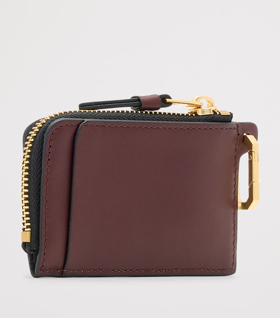 Leather Remy Wallet DARK RED Image 5