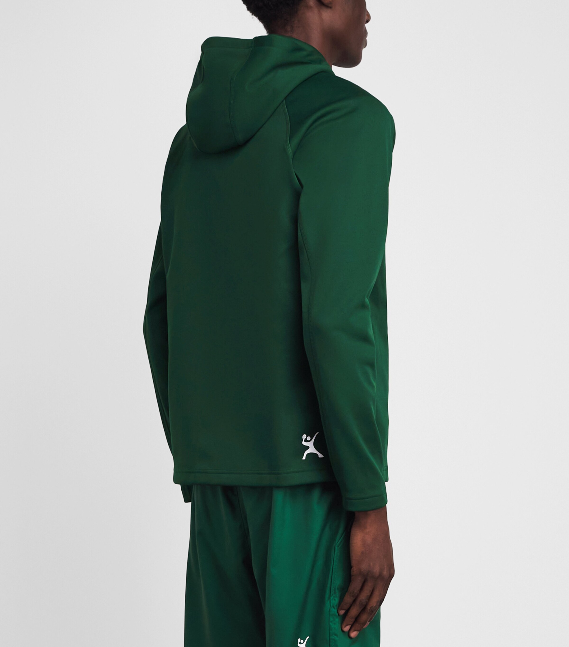 Pulco Studios Mens Full Zip Training Hoodie Court Green Image 5
