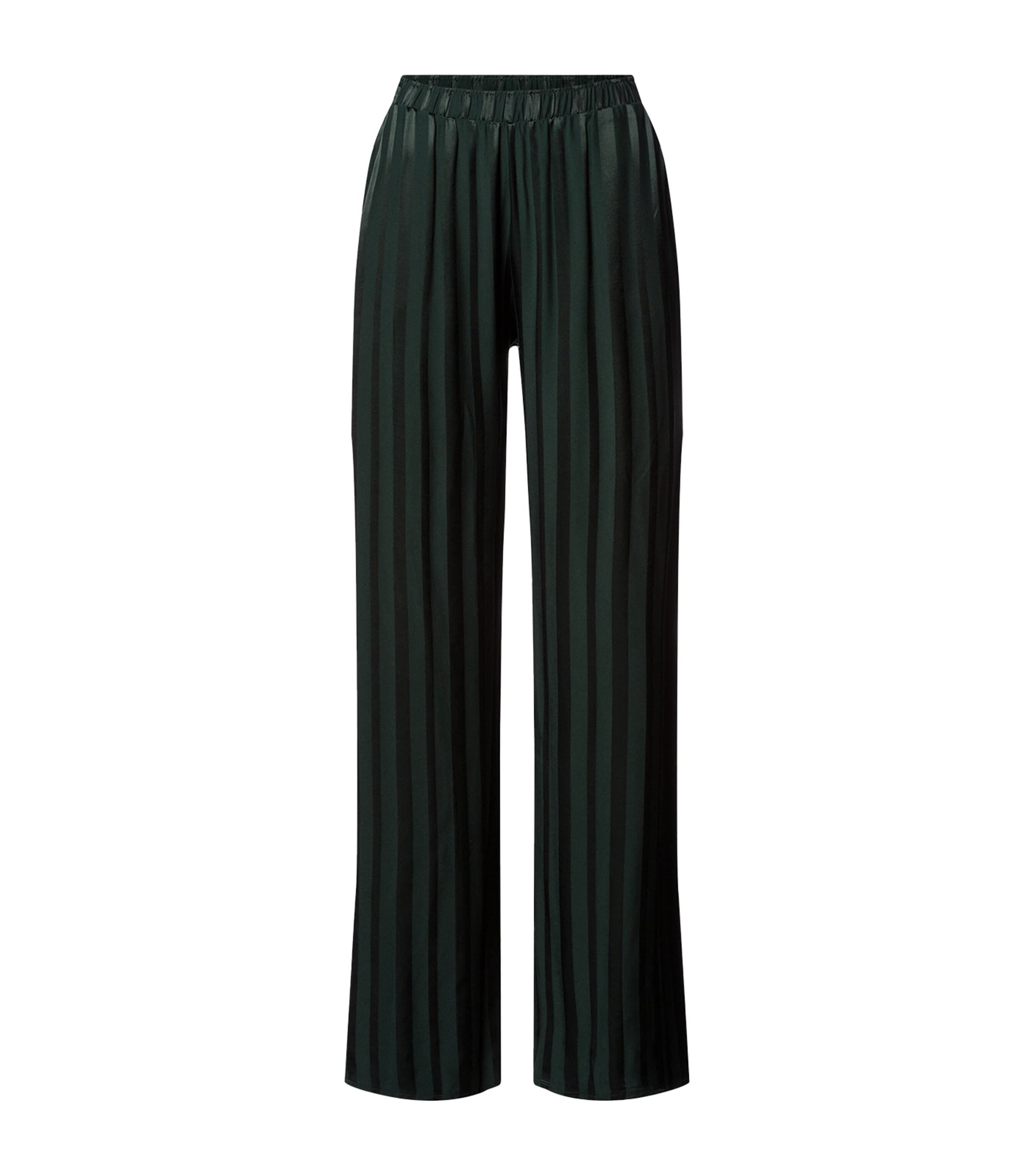 Hanro Stripe Indra Pyjama Bottoms In Green