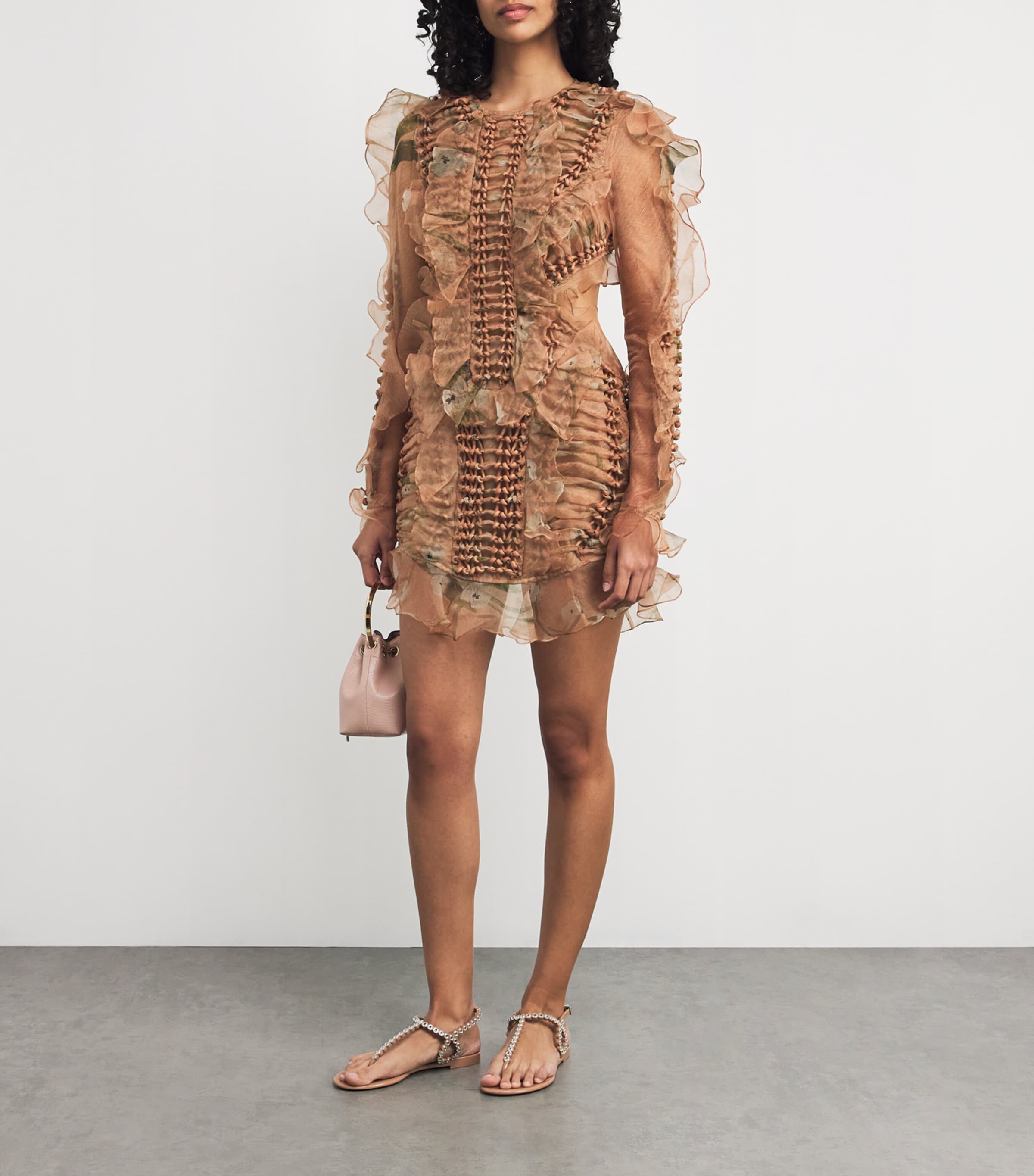 Zimmermann Braided Illuminate Mini Dress | Harrods HK