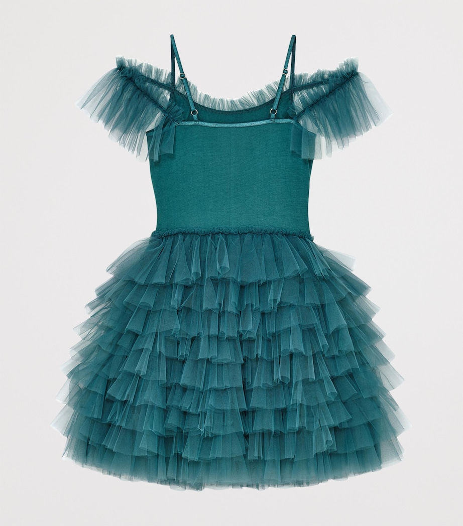 Tulle Emerald Reverie Dress (2-11 Years) EVERGREEN Image 2