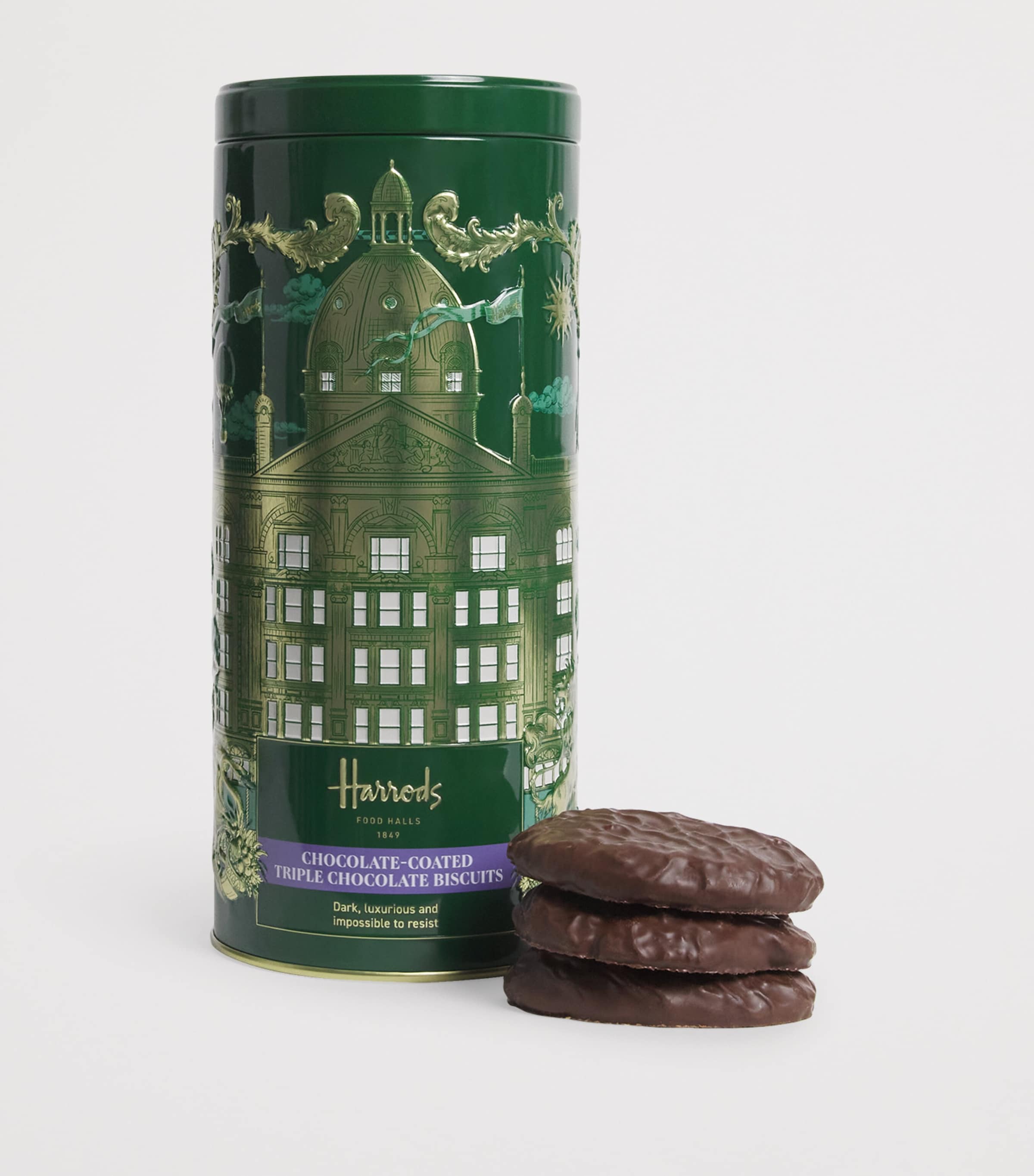 Triple Chocolate Biscuit Tin (200g) NO COLOUR Image 2