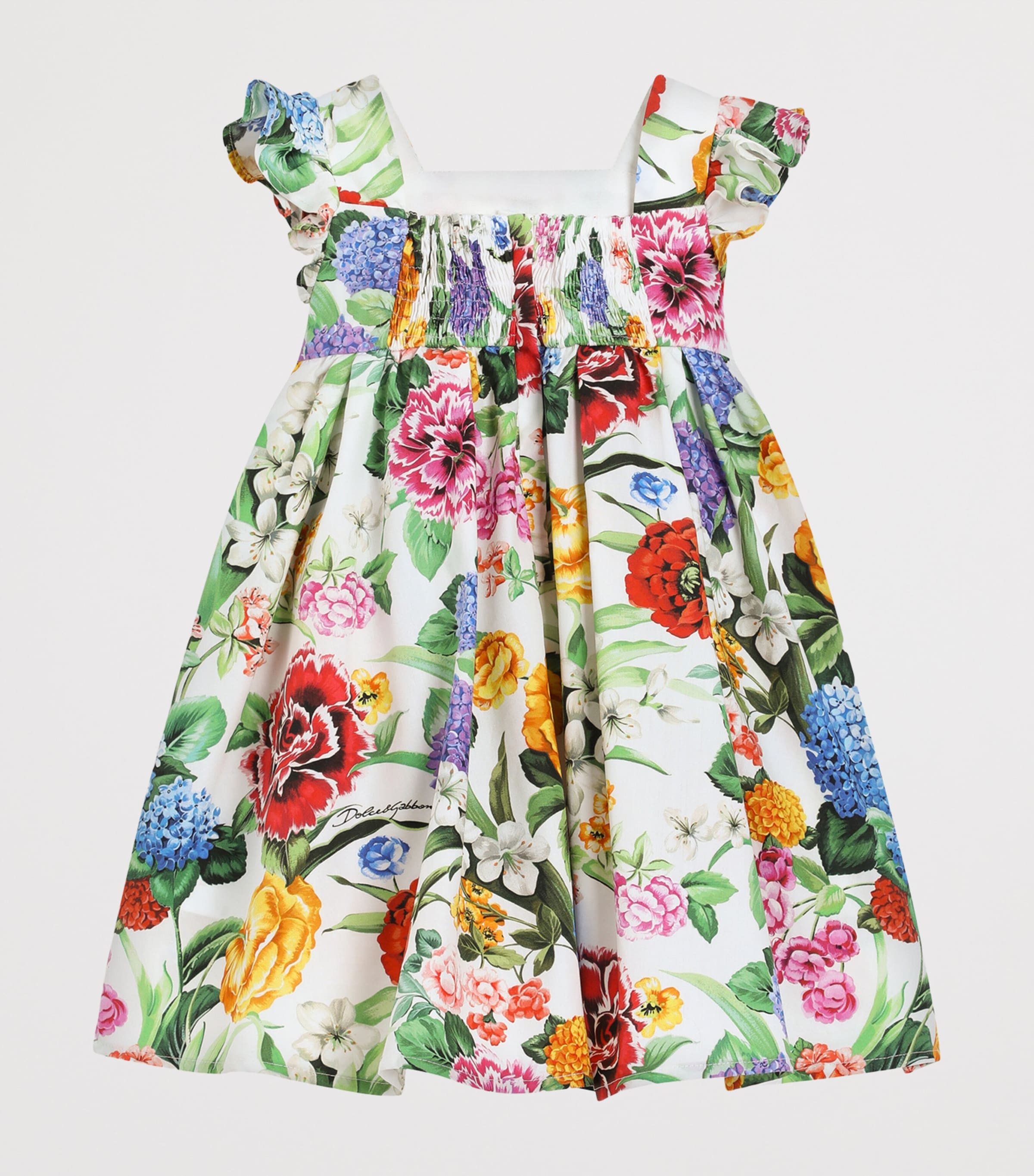 Floral Print Dress and Bloomer Set (3-30 Months) HA5KU-MIX FIORI Image 2