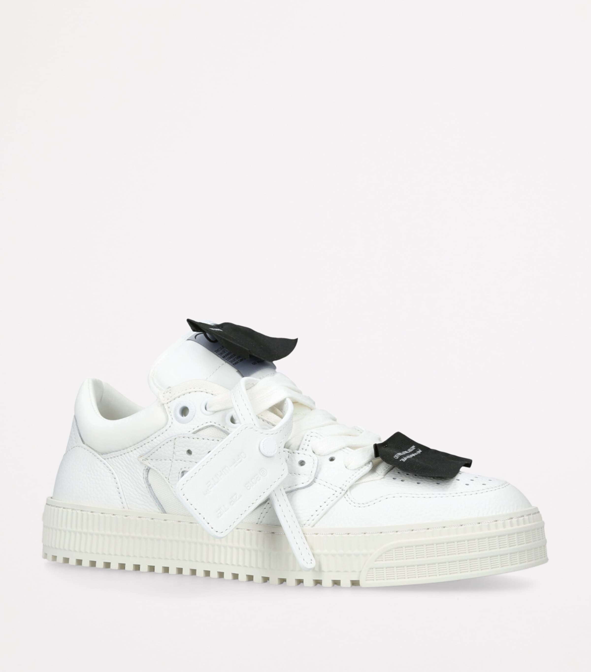 Off-White Leather Low 3.0 Sneakers White Image 3