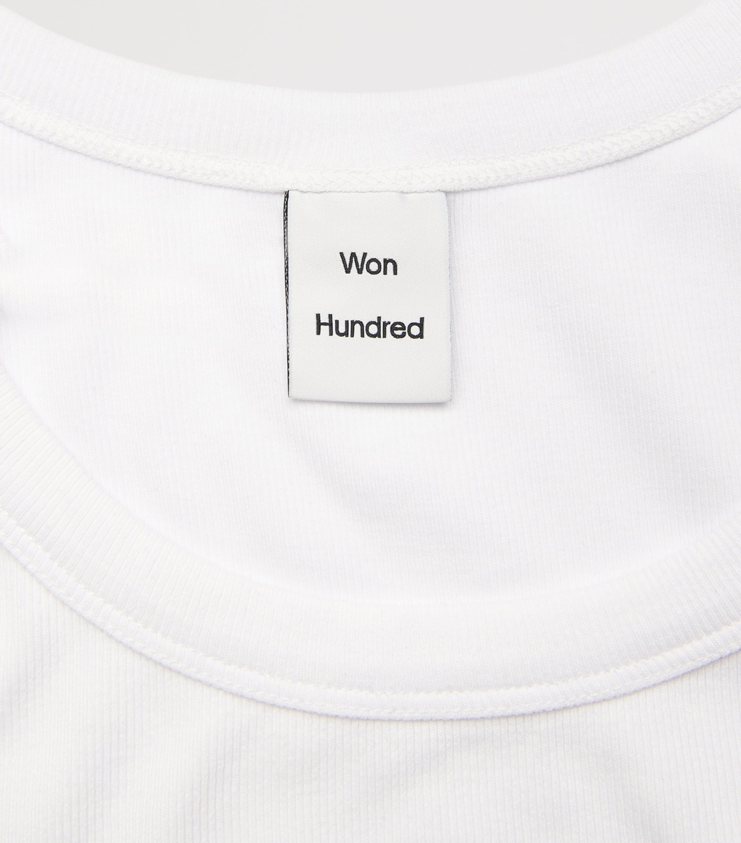Won Hundred Mens Stretch-Cotton Simo Tank Top Bright White Image 6