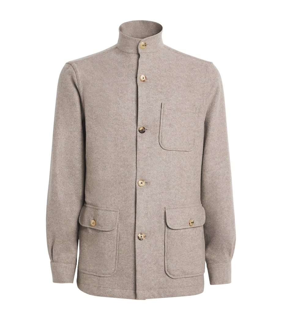 Cashmere Overshirt NATURAL Image 1