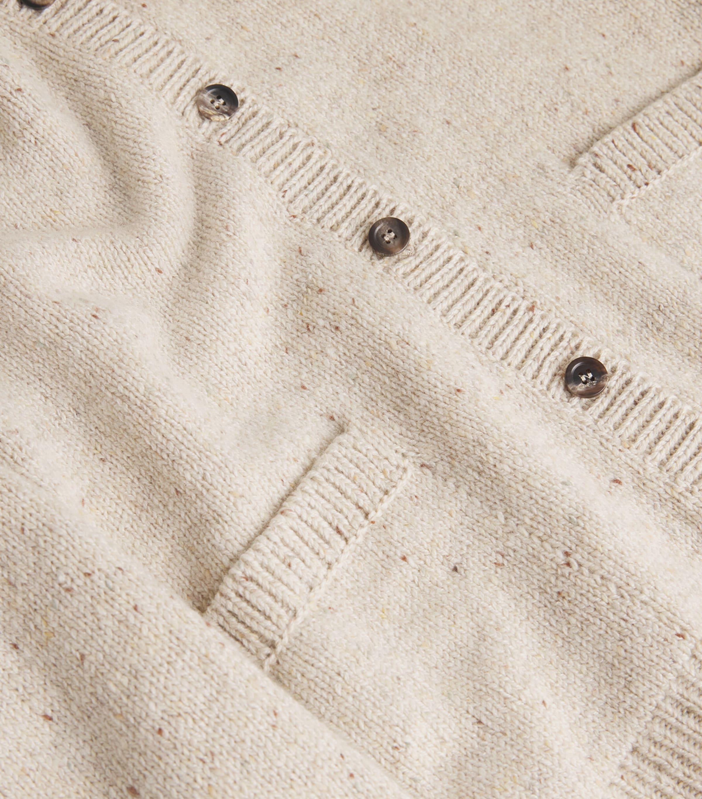 Donegal Cashmere Cardigan 006334 CREAM DN DNGL Image 5